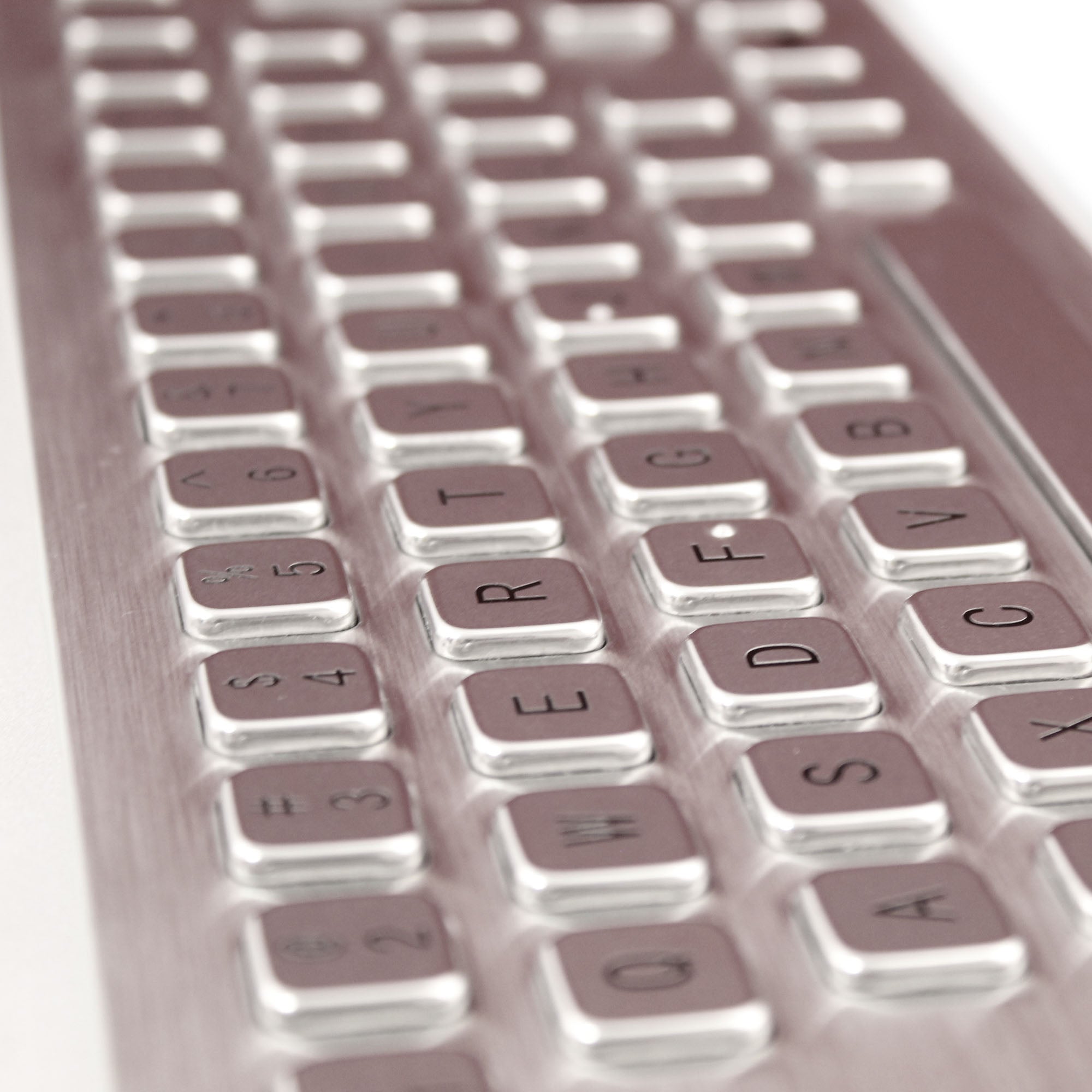 KBS PC C Stainless Steel Panel Mount Keyboard - OEM Industrial Grade for Harsh Environments | Perfect for Control Panels, Machinery & Outdoor Equipment
