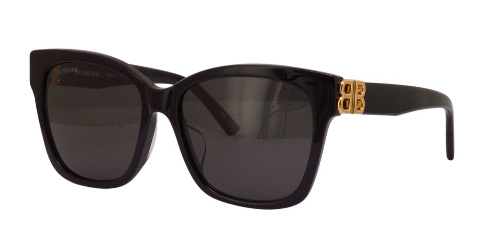 Balenciaga BB0102SA Sunglasses for Asian Fit - UV Protection, Polarized Lenses for Men & Women - Perfect for Driving, Travel, and Outdoor Activities