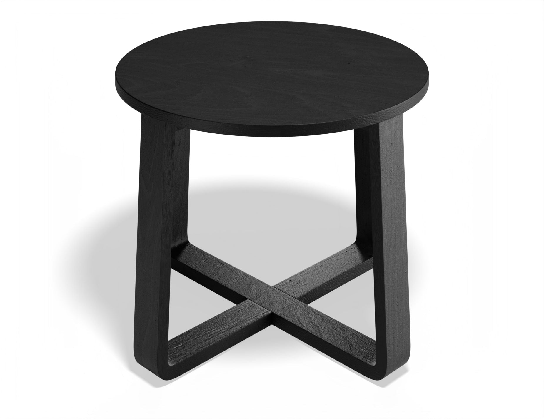 Modern Eddy Side Table - Small Nightstand with Storage Shelf for Bedroom, Living Room & Office - Compact End Table with Sturdy Metal Frame & Wooden Top - Perfect for Small Spaces, Apartments & Dorm Rooms