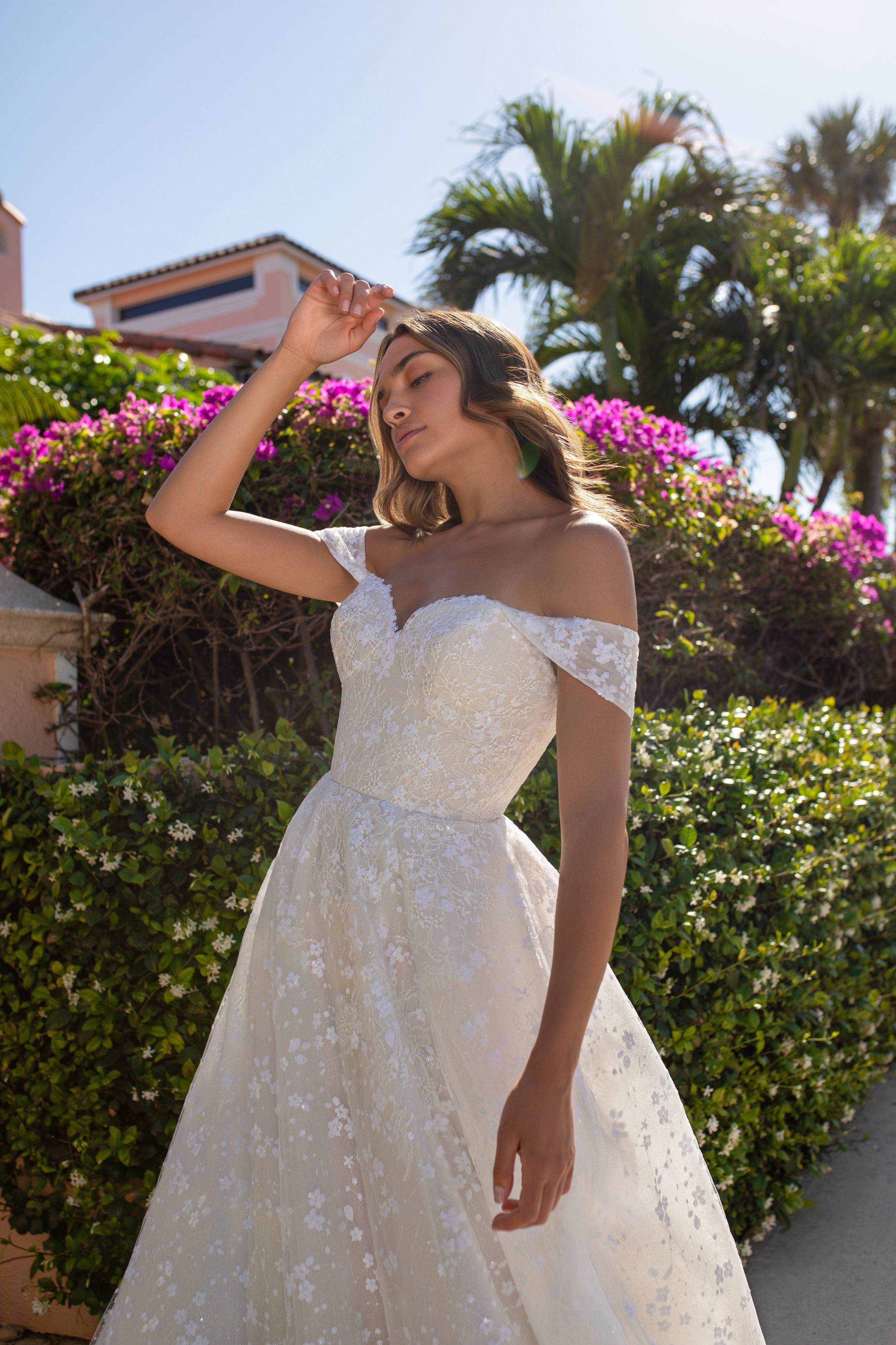 Hayley Paige Beau Blush Wedding Dress - Size 12 for Brides, Formal Events & Special Occasions