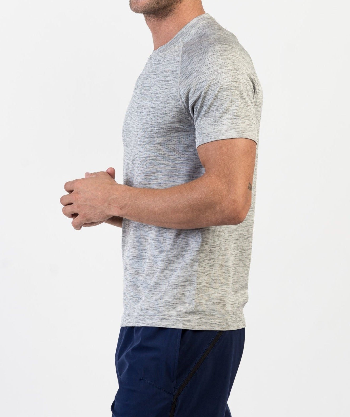 Rhone Reign Tech Short Sleeve Men's Performance T-Shirt - Moisture Wicking & Breathable Workout Shirt for Running, Gym & Active Lifestyle