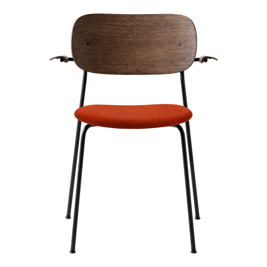 Modern Wooden Dining Chairs with Armrests & Upholstered Seats - Comfortable Kitchen, Dining Room, and Breakfast Nook Furniture for Home Decor
