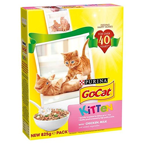 Premium Kitten Wet Food with Chicken, Milk & Vegetables - 825g (Pack of 2) | High Protein, Grain-Free Cat Food for Growing Kittens | Perfect for Meal Time & Weight Gain Support