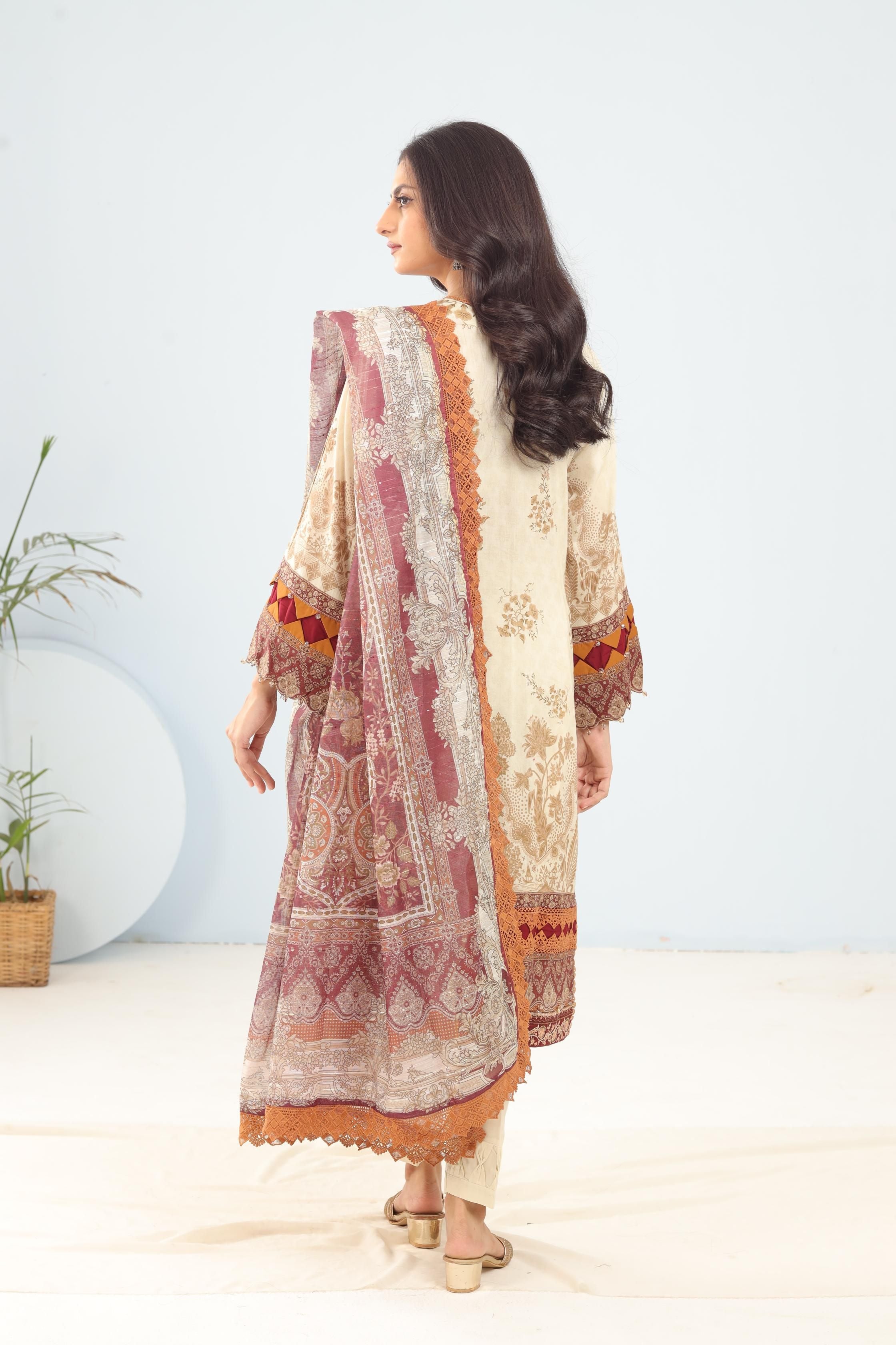 Asim Jofa Asra Printed Collection - Elegant Pakistani Designer Dress for Women | Perfect for Weddings, Parties & Special Occasions