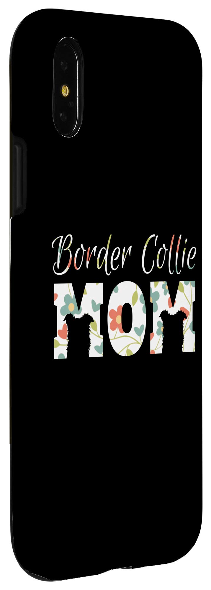 iPhone X/XS Case - Cute Border Collie Mom Design - Slim Protective Phone Cover for Women - Perfect for Work, Travel & Everyday Use