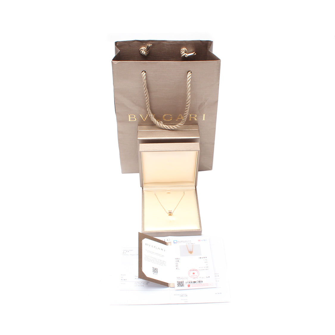 18K Gold Mini B.Zero1 Pendant Necklace - 357255 | Elegant Jewelry for Women, Perfect for Everyday Wear, Special Occasions & Gifts