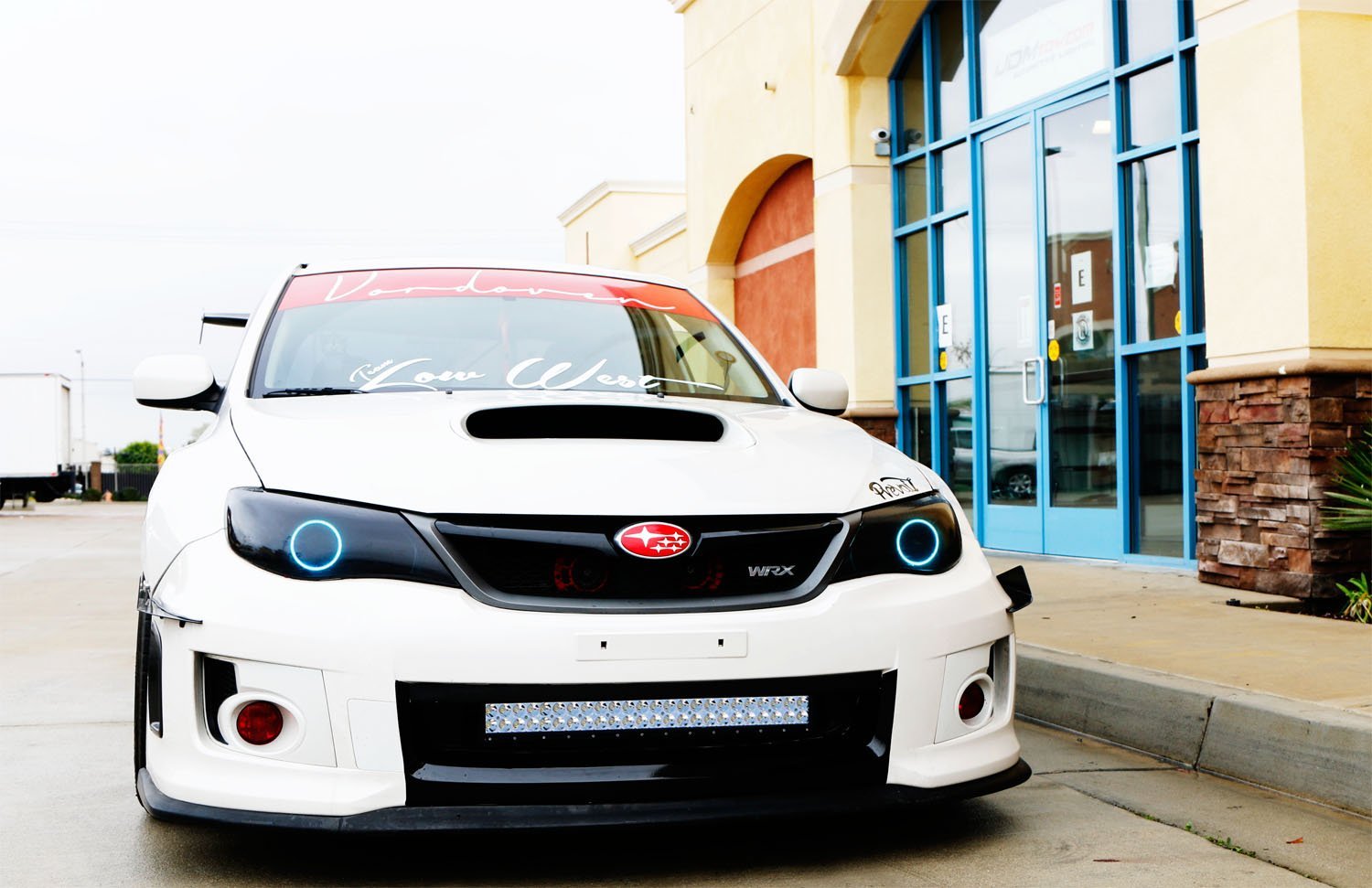144W 25 LED Light Bar with Lower Bumper Brackets & Wiring Kit - Compatible with 2011-2014 Subaru Impreza WRX STI - Perfect for Off-Roading, Night Driving & Adventure Lighting