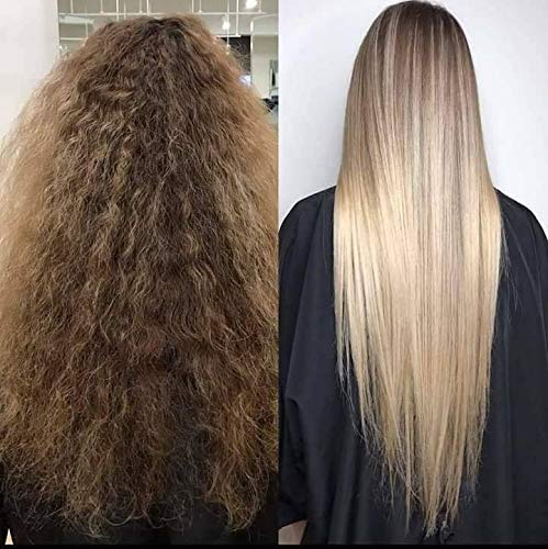 Keratin Cure Hair Treatment Gold & Honey V2 Creme with Argan Oil - Strong Nourishing & Straightening for Damaged, Dry, Frizzy, Coarse, Curly, African, Ethnic, Wavy Hair - 10 fl oz - Perfect for Salon-Quality Smoothing at Home or Professional Use