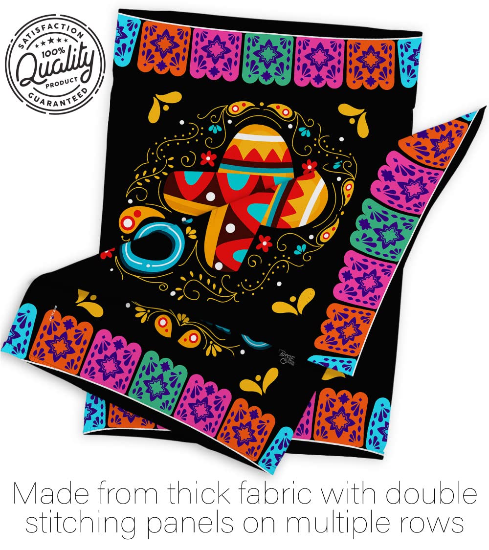 Mexican Fiesta Garden Flag Set - Cinco de Mayo Decor for Outdoor Party