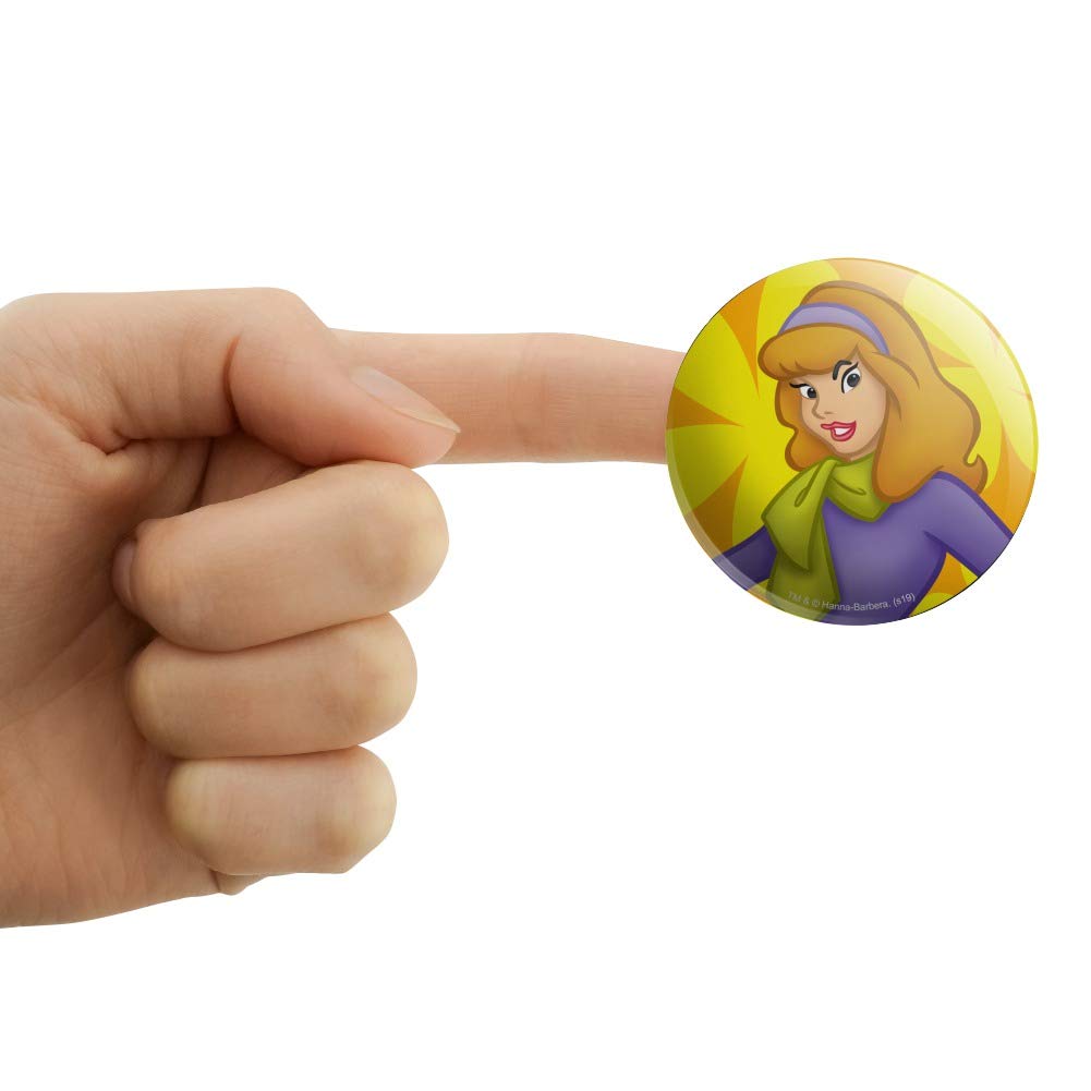 Scooby Doo Daphne Character Puffy Bubble Dome Stickers for Scrapbooking, DIY Crafts, and Card Making - Fun Decorative Stickers for Kids and Adults