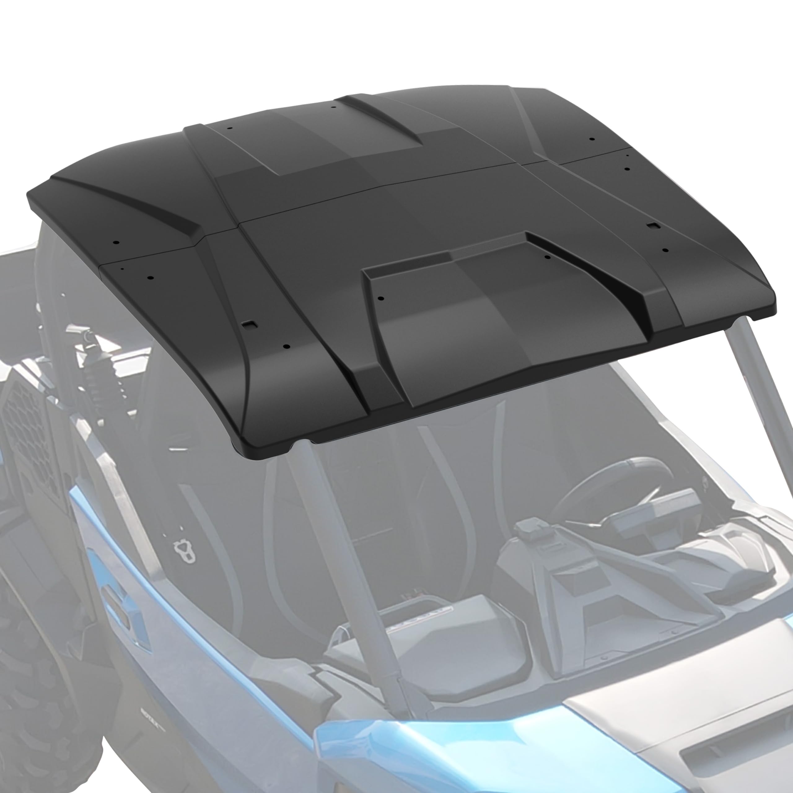 SAUTVS 2-Piece Hard Poly Roof with Sun Visor for Can-Am Trail Sport (2018-2025) & Commander (2021-2025) - Durable ATV UTV Accessories Replacement for OEM #715006218 - Perfect for Off-Roading, Hunting & Outdoor Adventures