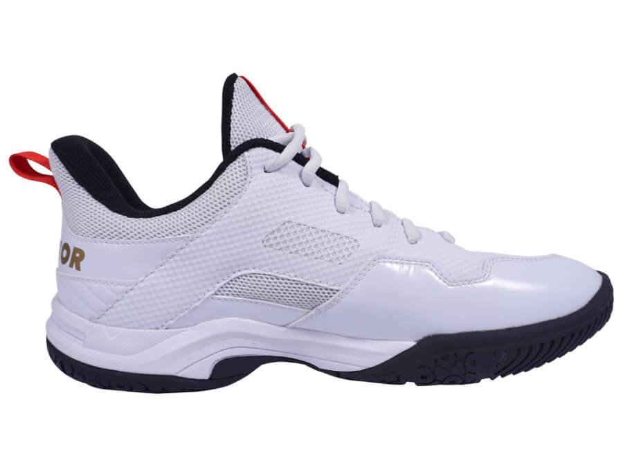 Victor A660 Badminton Court Shoes for Men & Women - Lightweight, Non-Slip, Breathable Indoor Sports Shoes [Bright White] - Perfect for Badminton, Squash, Volleyball & Indoor Court Games