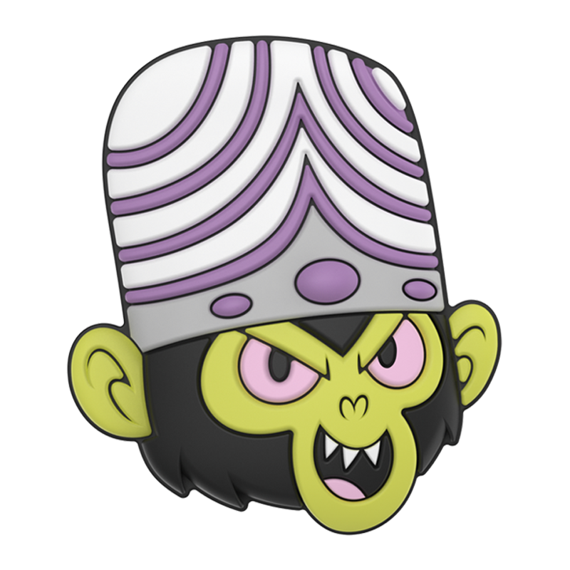Mojo Jojo PopOut PopGrip Phone Grip & Stand for iPhone, Samsung, Google Pixel - Anime Cartoon Character Phone Accessory for Fans, Perfect for Watching Videos, Taking Selfies, and Gaming