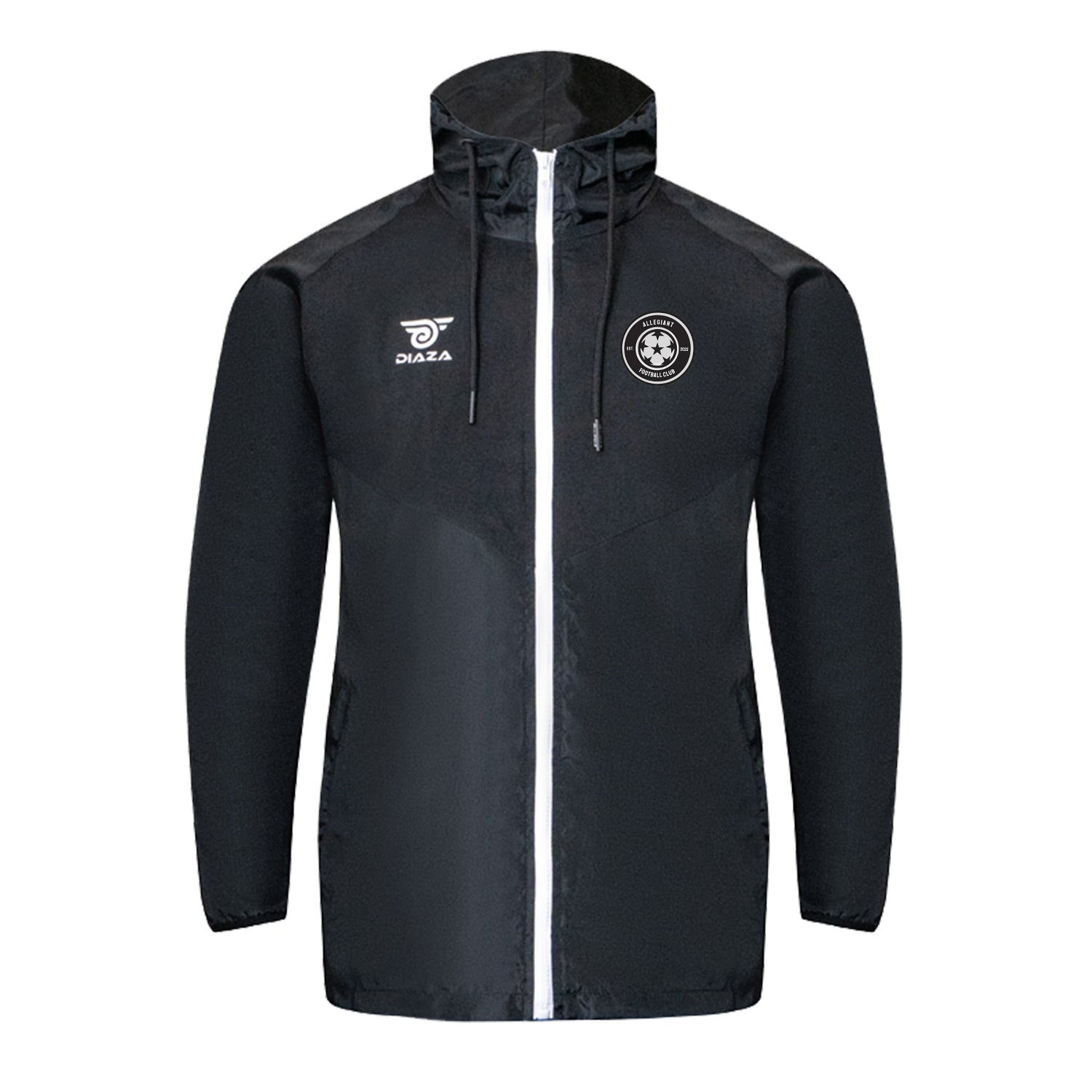Allegiant FC Windrunner - Lightweight Running Jacket for Men & Women - Waterproof Windbreaker for Outdoor Jogging, Hiking & Travel