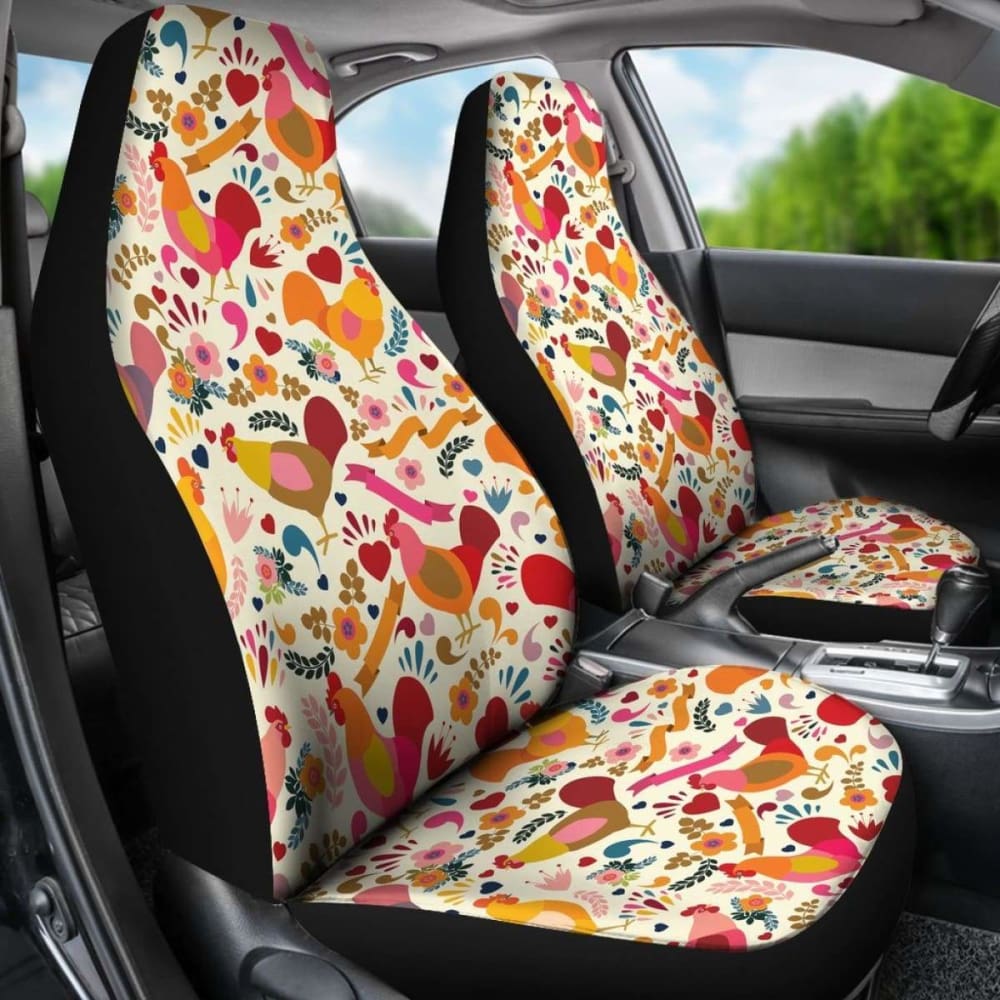 Adorable Chicken Car Seat Covers - Cute & Durable Protection for Your Vehicle Seats | Perfect for Pet Owners, Parents & Car Enthusiasts