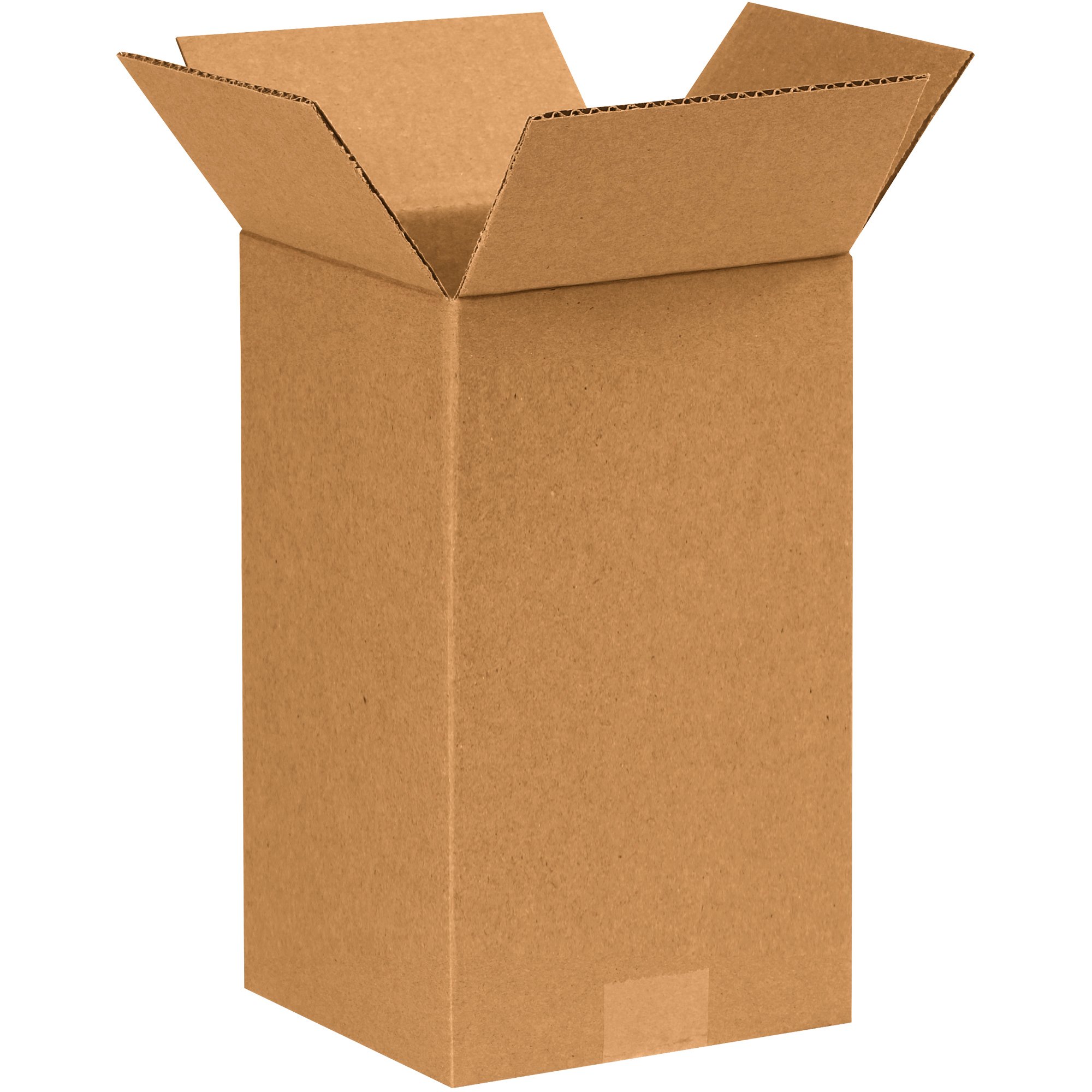 Aviditi 7712100PK 7x7x12 Inches Tall Corrugated Shipping Boxes - Kraft Brown (100 Pack) | Ideal for Ecommerce, Storage & Moving Supplies