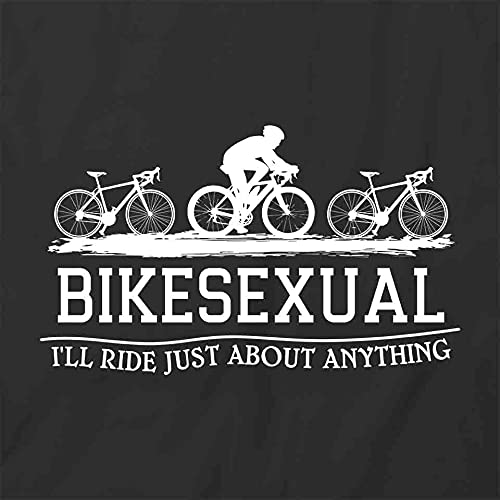 Bikesexual Graphic T-Shirt - Black Printed Cotton Tee for Cycling Enthusiasts | Perfect for Bike Rides, Pride Events & Casual Wear