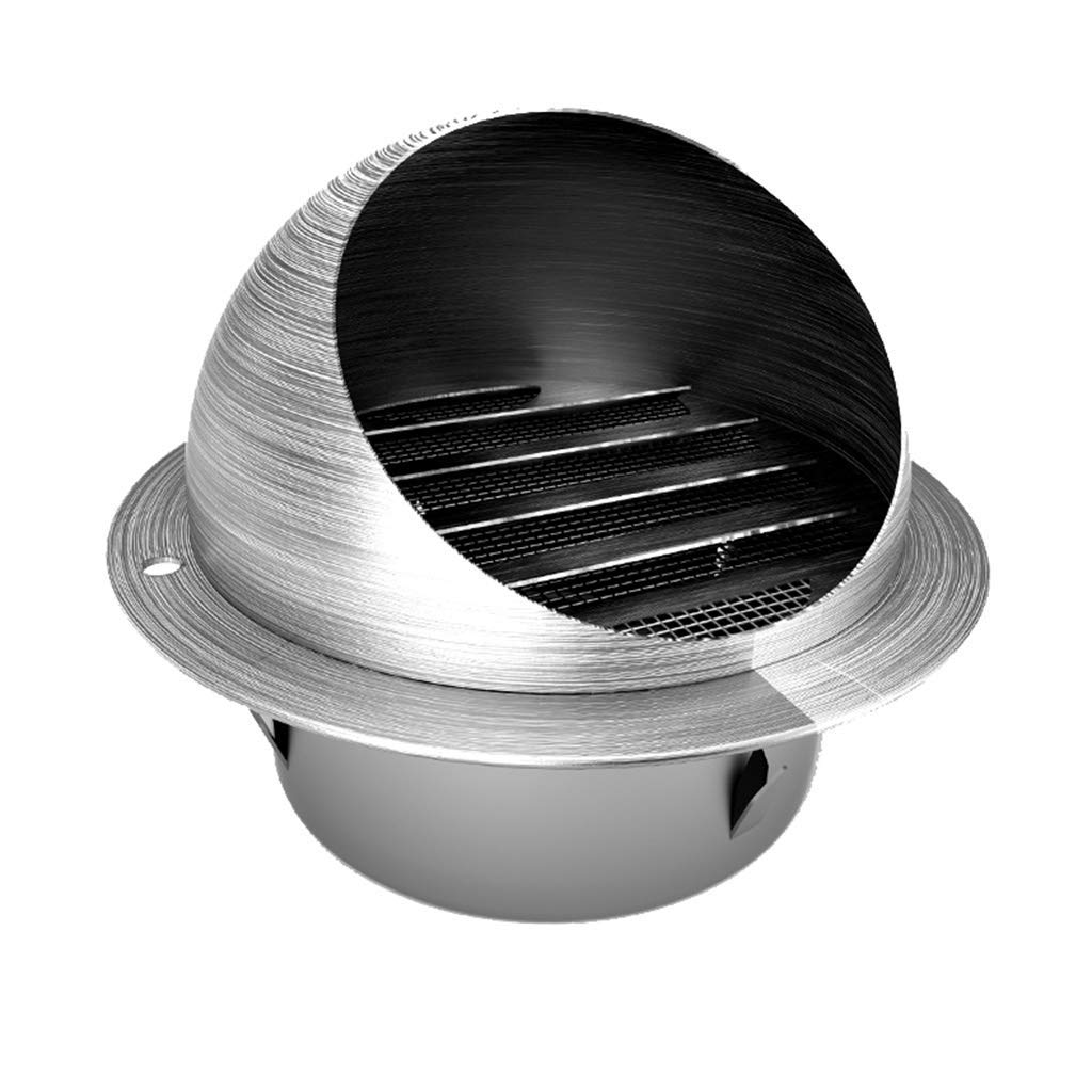 Stainless Steel Chimney Cap - 300mm Waterproof Round Roof Vent Cover for Air Conditioning & Ventilation System | Durable & Weatherproof for Home, RV, and Outdoor Use
