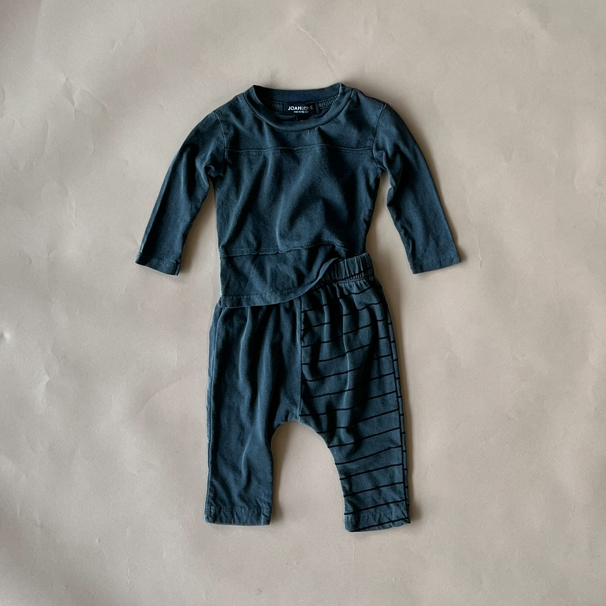 Wilen Pinstripe Baby Outfit Set - Black | Newborn & Infant Formal Wear | Perfect for Christenings, Photo Shoots & Special Occasions