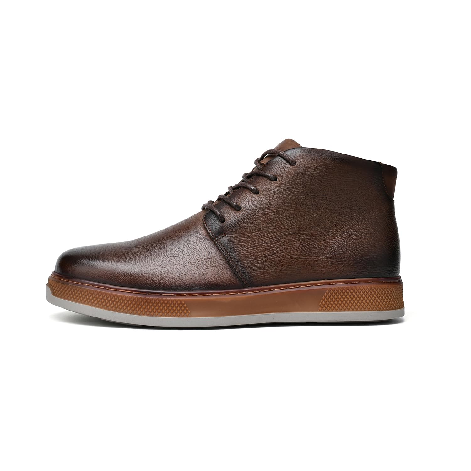 Men's Chukka Boots - Casual Ankle Boots for Motorcycle & Combat | Black Leather Boots for Everyday Wear & Outdoor Adventures