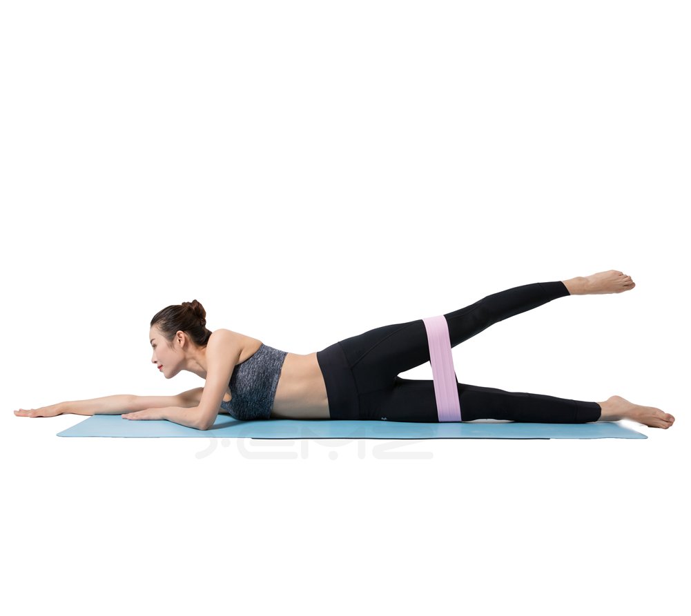 Non-Slip Resistance Sling Hip Band - Glutes & Butt Workout Circle, Leg & Thigh Training Exercise Loops for Squats, Warmups & Stretching - Powerlifting Mobility Activation - Perfect for Home Gym, Yoga, Pilates & Fitness Training