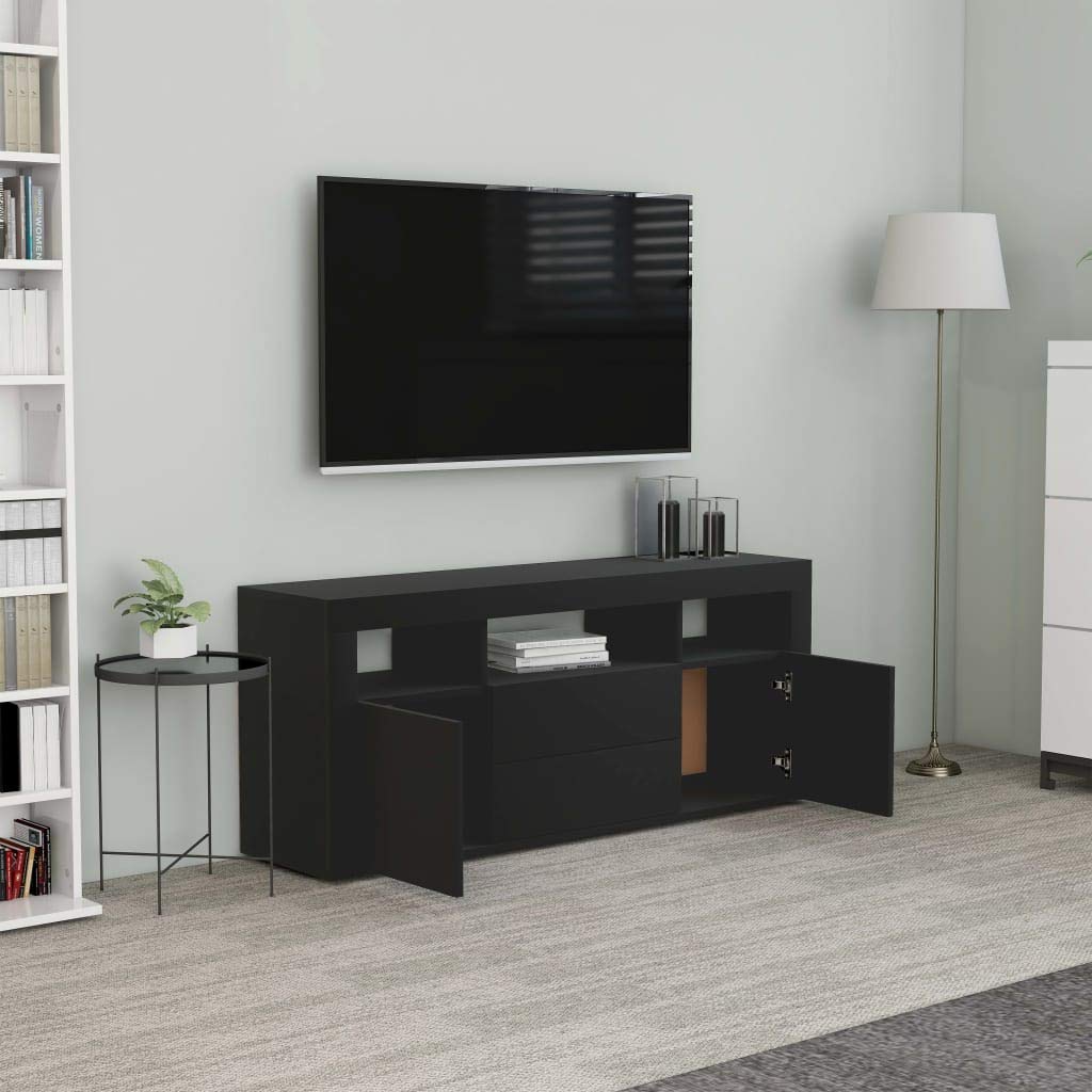 Modern TV Stand with 2 Drawers & 2 Doors - 47.2