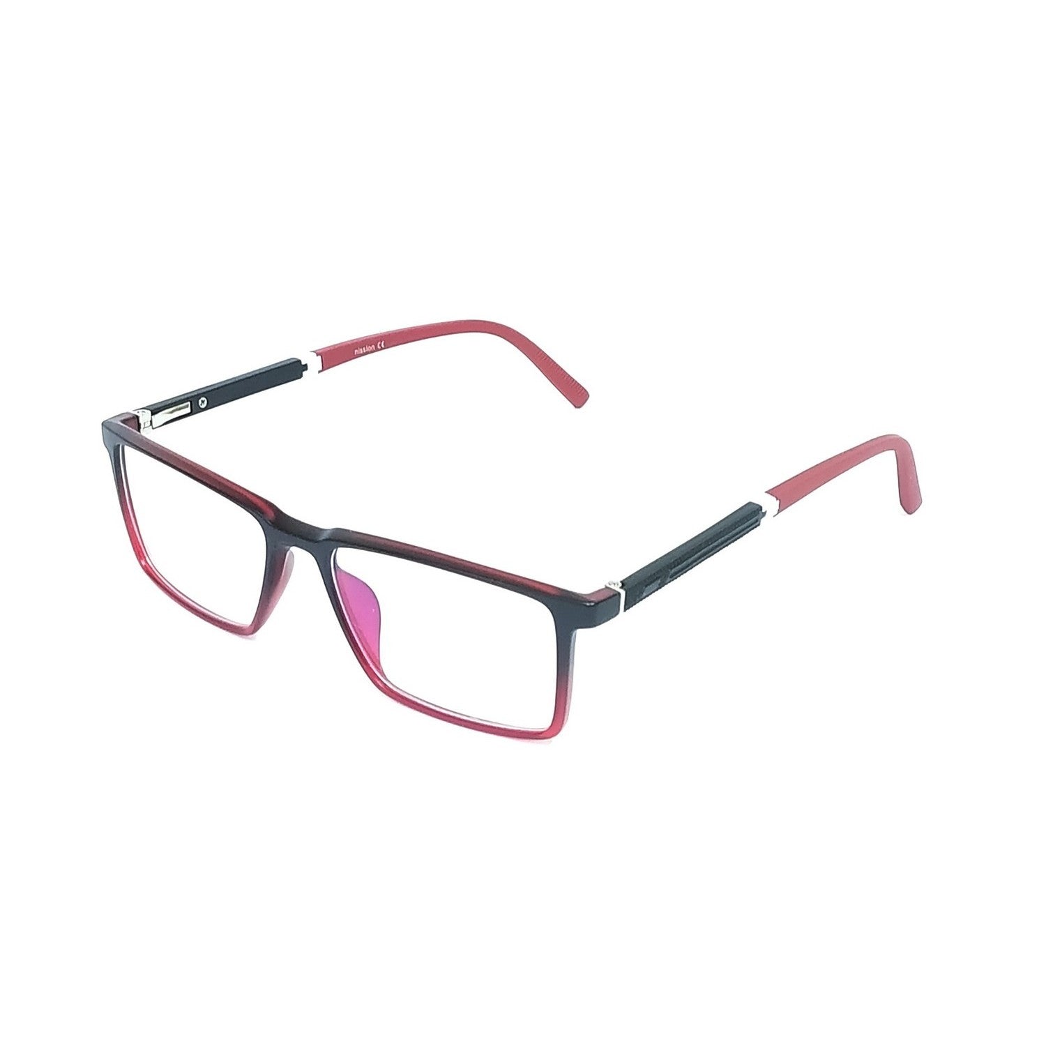 Blue Light Blocking Glasses for Men & Women - Rectangular Anti Glare Computer Glasses with Prescription Ready Frames (66008) - Reduce Eye Strain for Work, Gaming & Screen Time