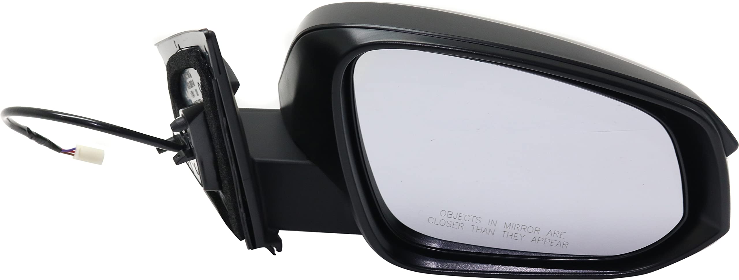 Kool Vue Power Non-Heated Side Mirrors for 2015 Toyota RAV4 - Driver & Passenger Replacement - Textured Finish - North America Built (November 2014+) - Perfect for Off-Roading, City Driving & Parking Assistance