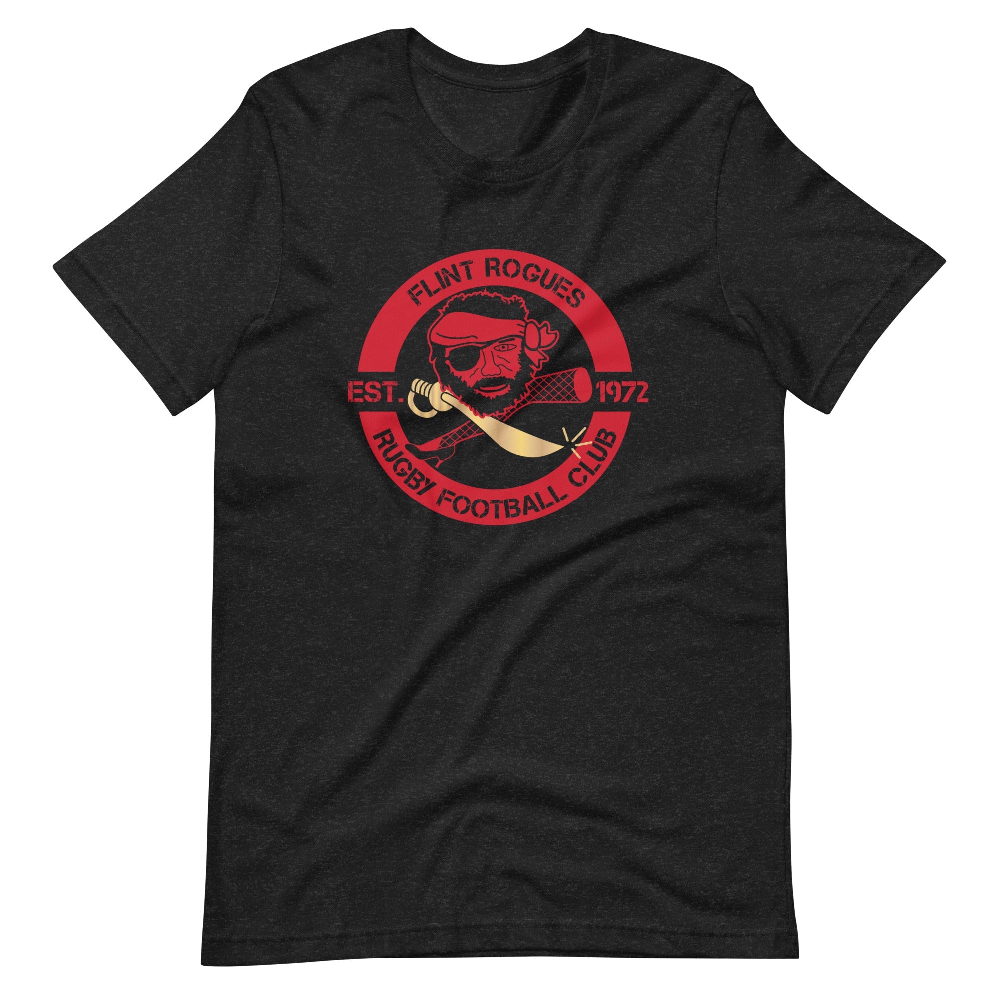 Flint Rogues RFC Social T-Shirt - Comfortable Cotton Tee for Rugby Fans & Casual Wear | Perfect for Game Days, Outings & Fan Events