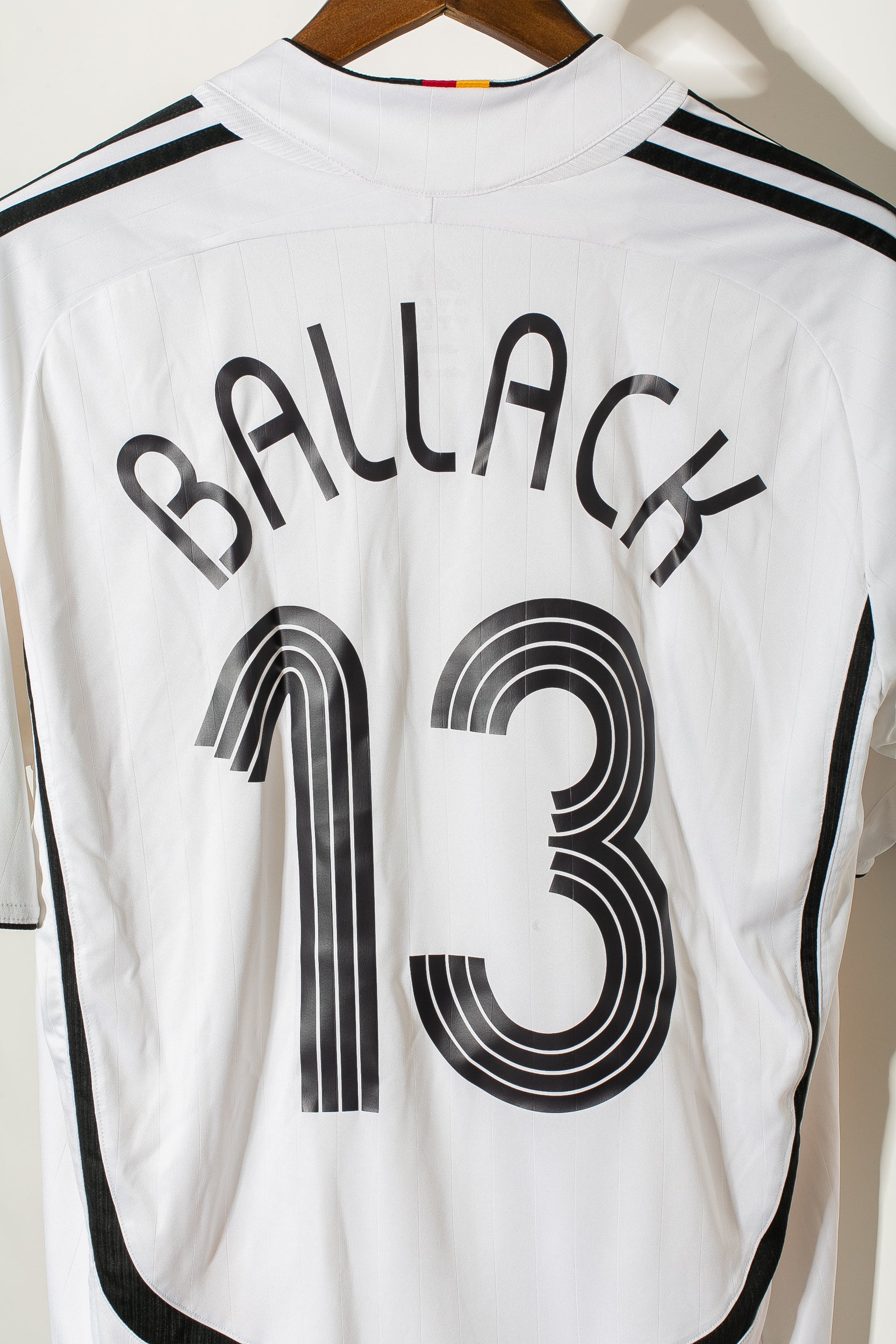 2006 Germany Home #13 Michael Ballack Soccer Jersey (Large) - Vintage Football Shirt for Fans, Collectors & Match Days