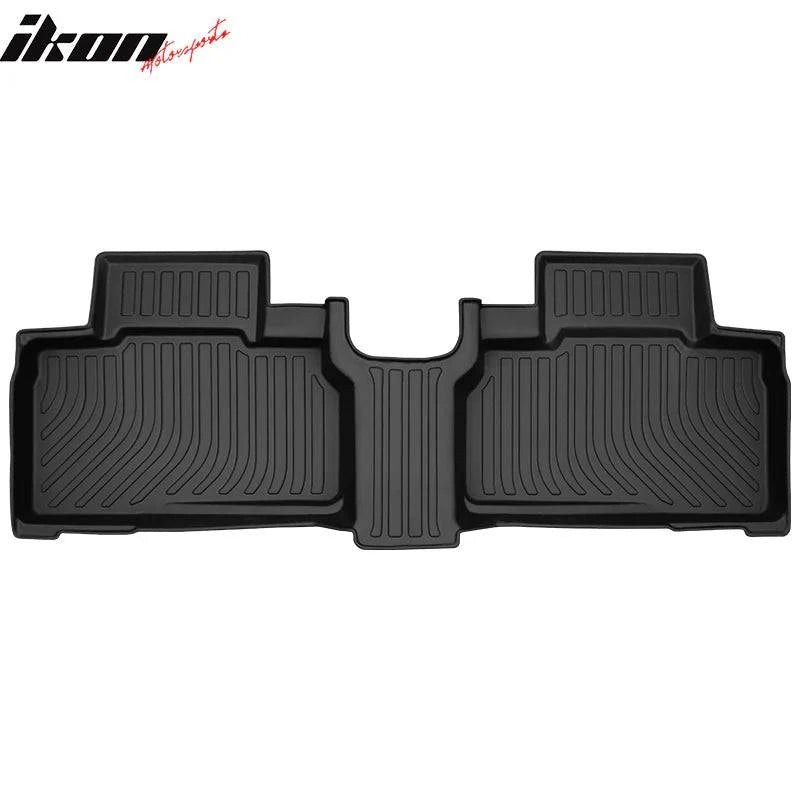 2020-2024 Ford Explorer 7-Seater Custom 3D Molded Floor Mats - All-Weather TPE Liners for 1st, 2nd & 3rd Row Protection (4-Piece Set) - Perfect for Family Road Trips, Daily Commutes & Off-Road Adventures