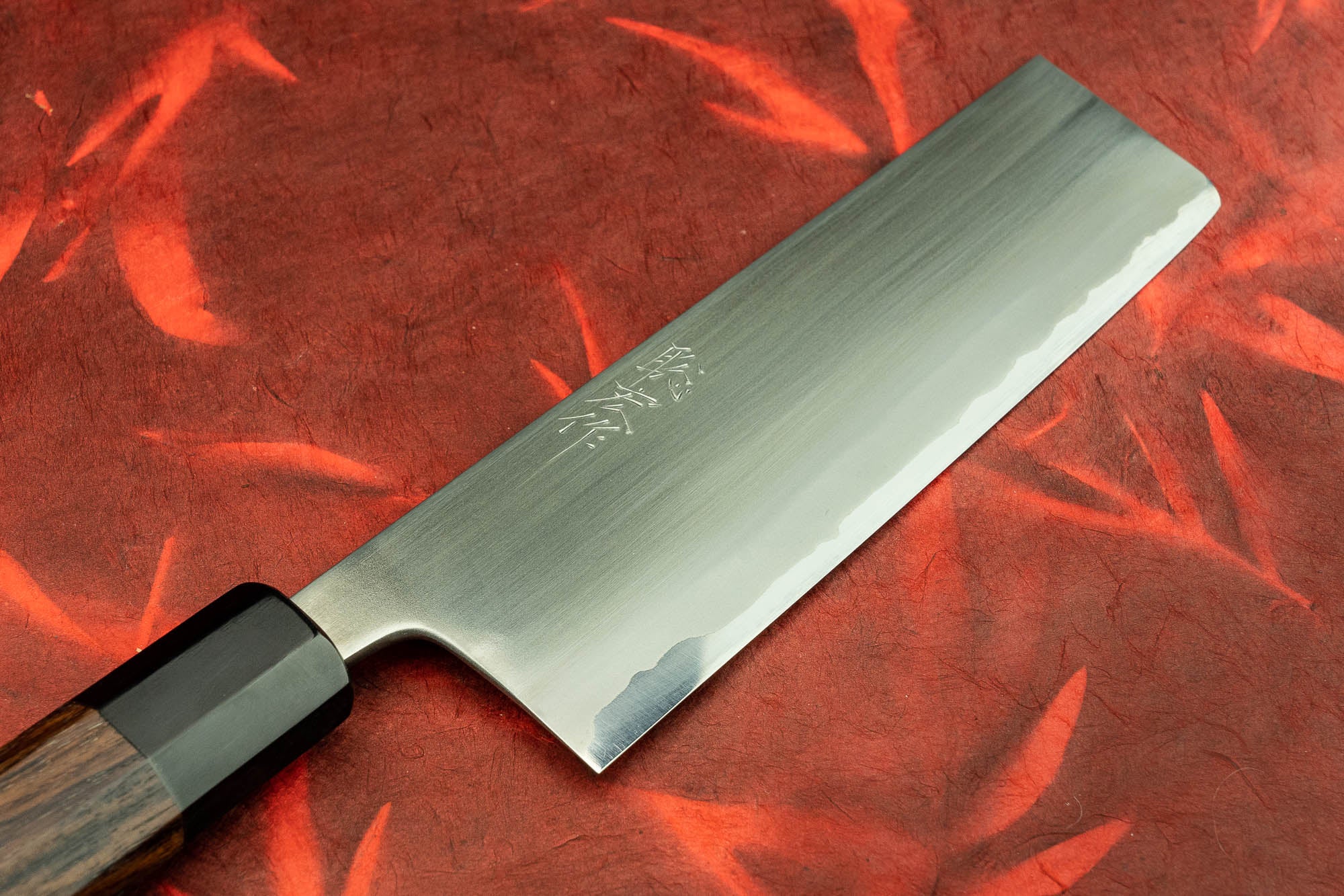 Premium Toshihiro Wakui Shirogami Stainless Steel Migaki Nakiri Knife 165mm - Japanese Chef Knife for Precision Vegetable Chopping & Slicing - Ideal for Home Cooks & Professional Kitchens