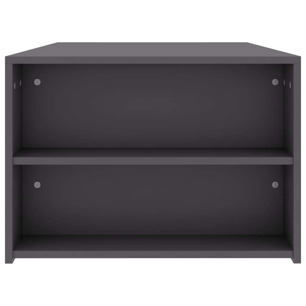 Multifunctional Coffee Table with Storage - Modern End Table for Living Room, Sofa & Couch - Sturdy Chipboard Home Furniture in Gray - Perfect for TV Room, Bedroom & Small Spaces