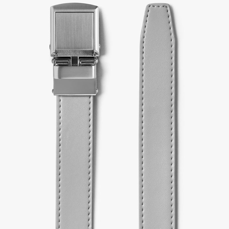 Slim Fog Grey Belt for Women & Men - Adjustable Waist Strap for Jeans, Pants & Dresses | Fashionable & Versatile Accessory for Casual & Formal Outfits