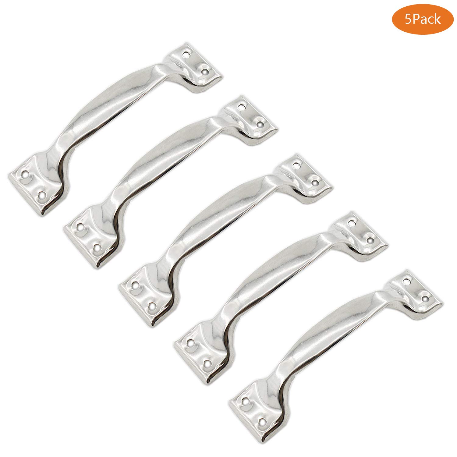 10 Pack 3.5 Inch Stainless Steel Cabinet Handles & Drawer Pulls - Brushed Silver Kitchen Hardware for Cabinets, Dressers & Furniture | Durable Metal Handles for Home, Office & Commercial Use