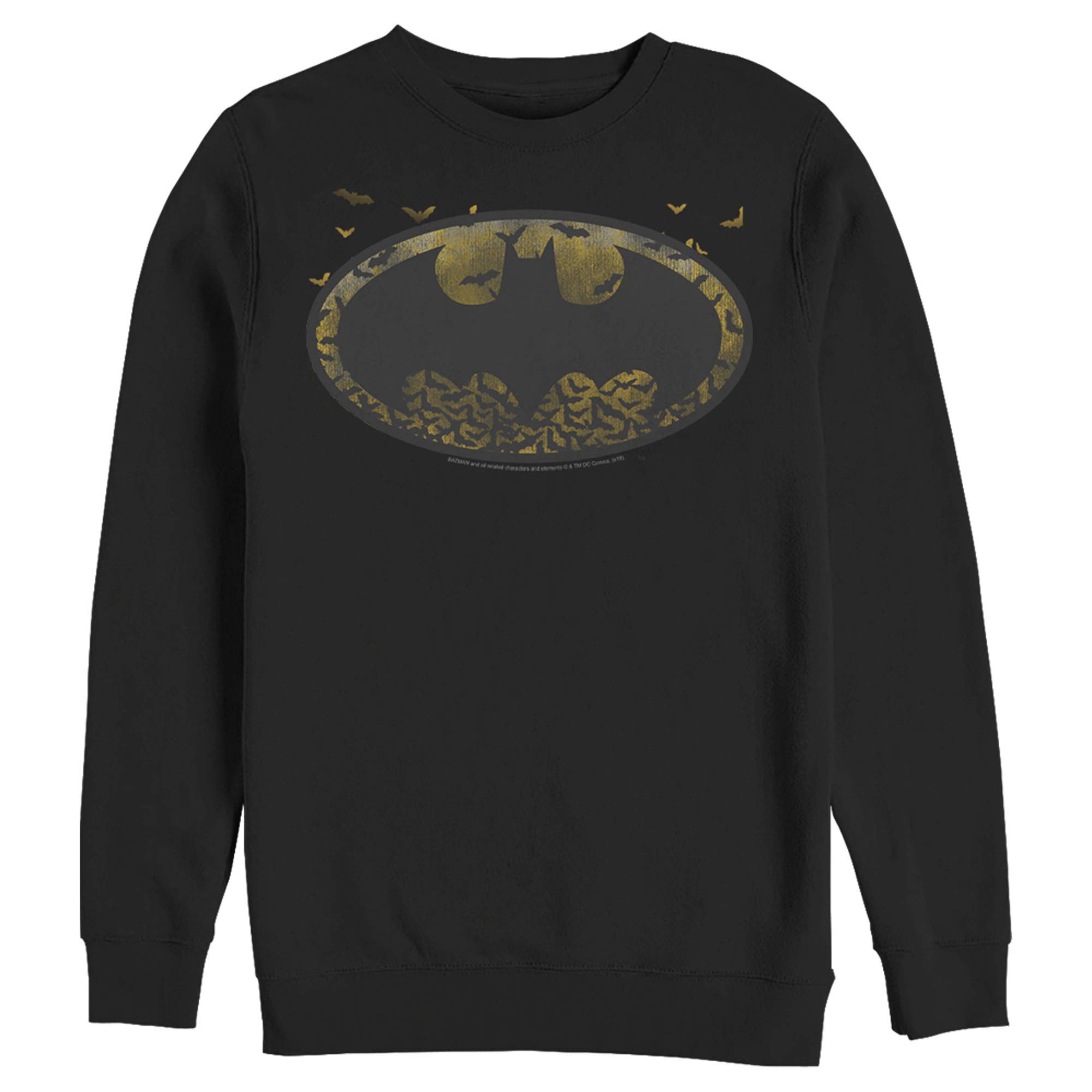 Men's Batman Logo Sweatshirt - Casual Superhero Style for Fans