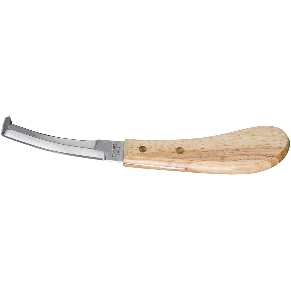 Premium Jt Hardwood Double Edge Knife - High-Quality Wooden Handle for Precision Cutting | Perfect for Kitchen, Camping & Outdoor Adventures