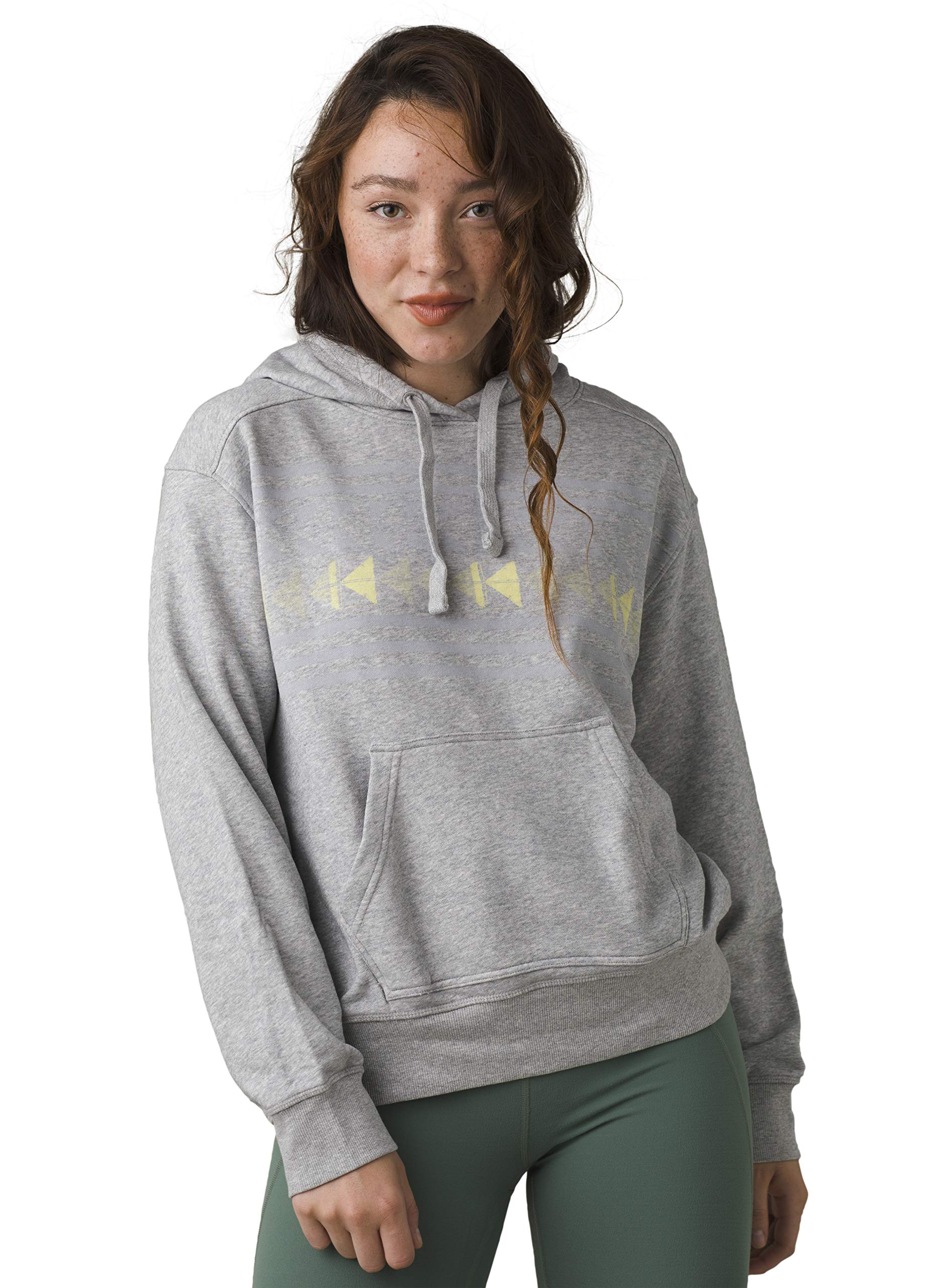 prAna Women's Graphic Hoodie - Soft Fleece Pullover Sweatshirt with Stylish Print | Cozy Lounge Wear for Yoga, Hiking & Casual Outfits