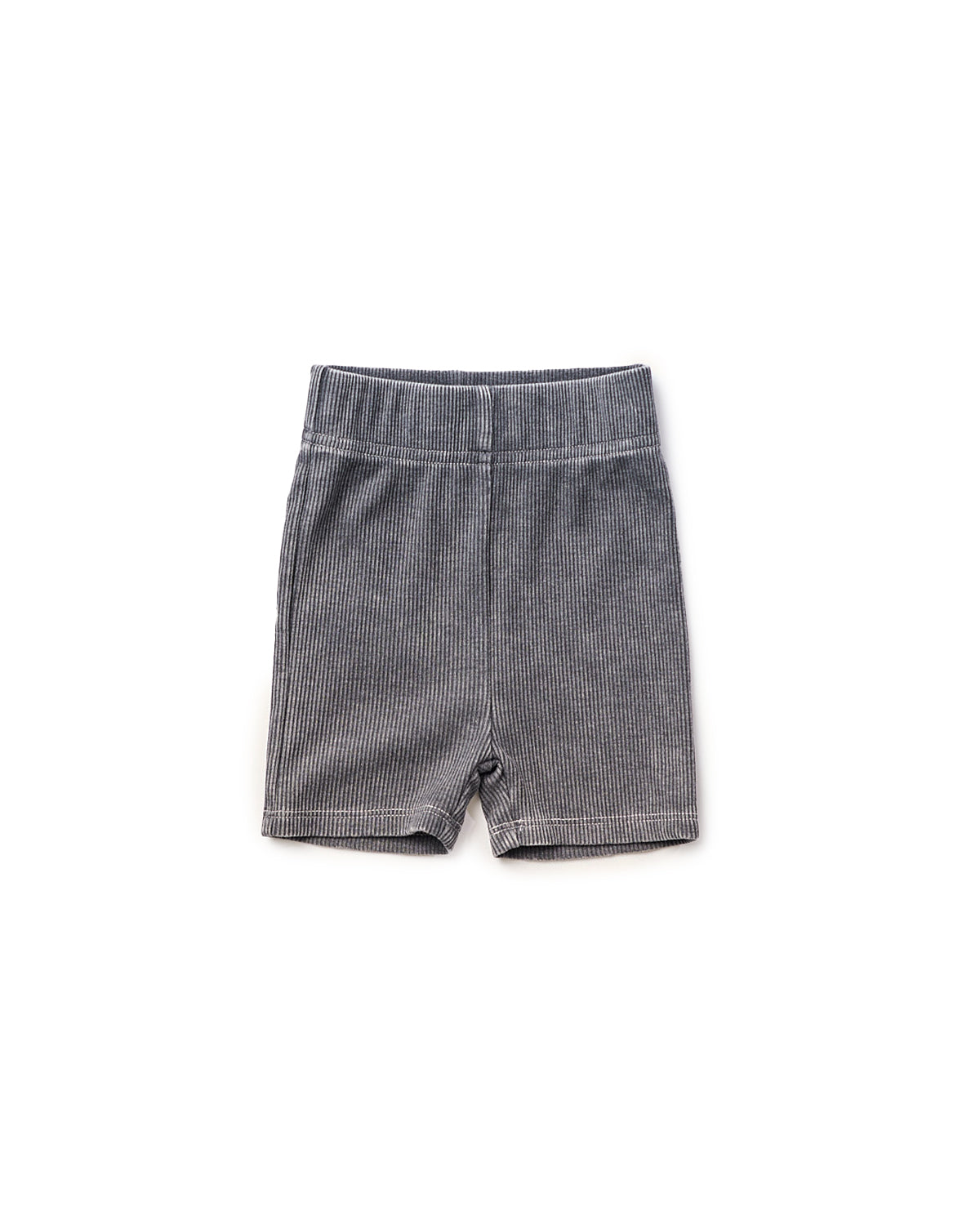 Stylish Acid Wash Ribbed Shorts for Women - Trendy Black Distressed Denim Shorts | Perfect for Summer Outfits, Casual Wear & Beach Vacations