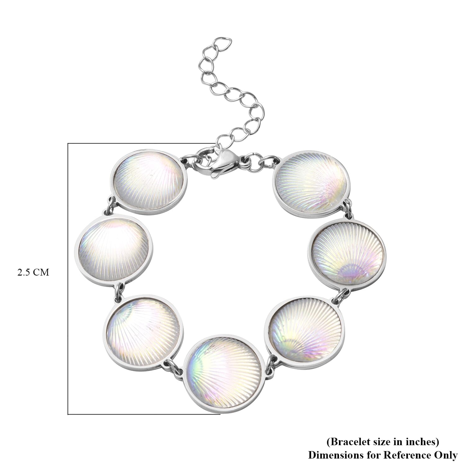 Shop LC Stainless Steel Seashell Charm Bracelet for Women - Dainty Adjustable Beach Jewelry, Perfect Birthday Gift for Her | Ideal for Summer Vacations, Beach Parties & Boho Fashion