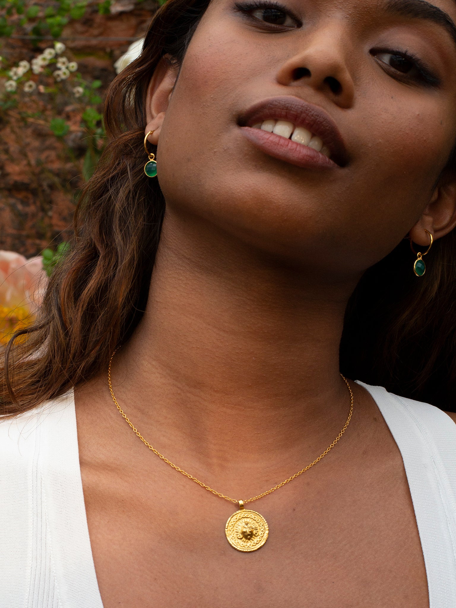 Sun God Pendant Necklace - Gold Goddess Charms Jewelry for Women - Perfect for Spiritual Healing, Yoga Meditation & Boho Fashion Accessories