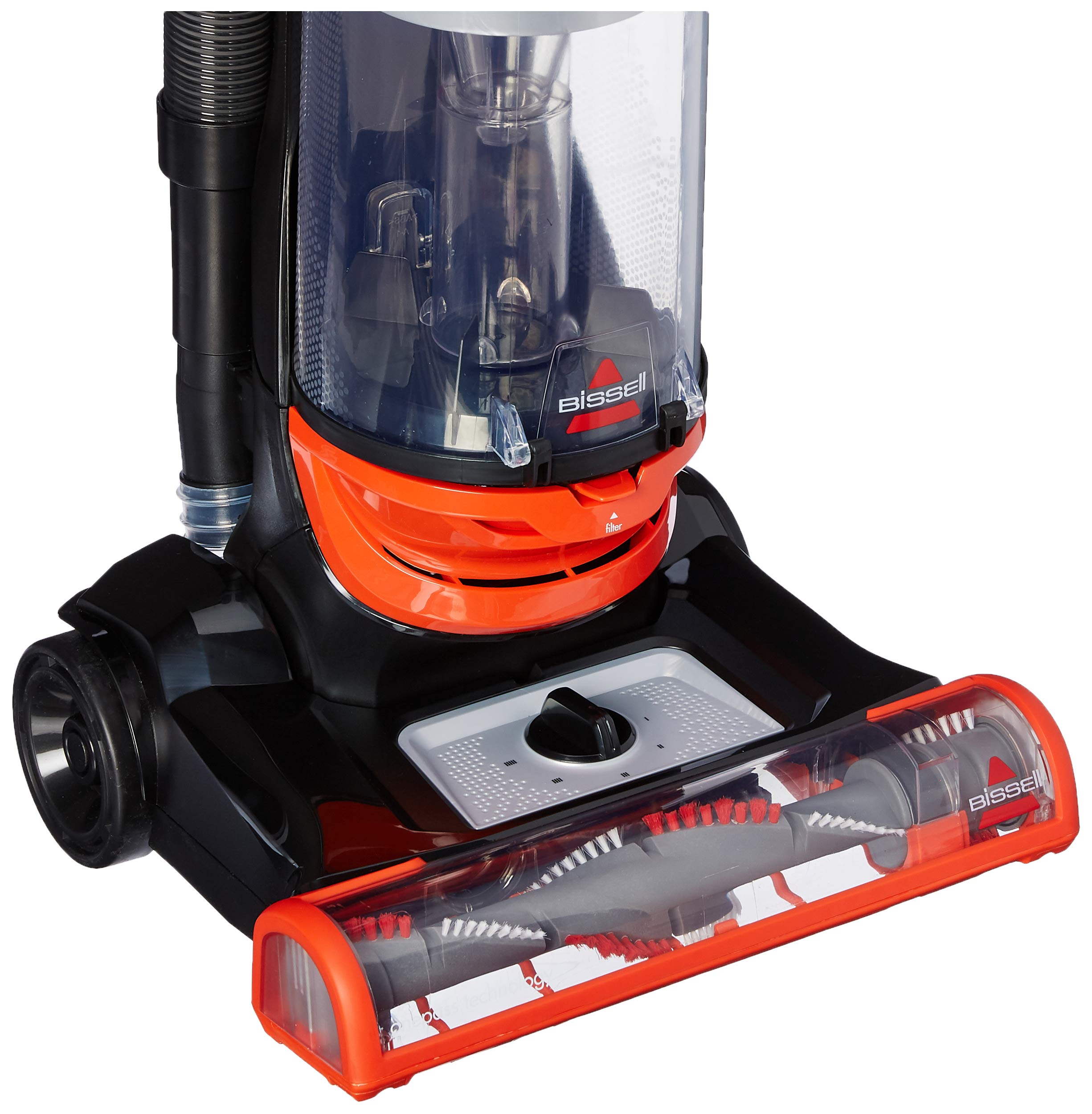 Bissell CleanView Upright Vacuum Cleaner - Powerful Suction for Pet Hair, Carpets & Hard Floors - Orange (Ideal for Homes with Pets, Quick Cleanups & Deep Cleaning)