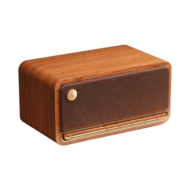Edifier MP230 Retro Bluetooth Speaker - Portable Wireless Speaker with Rich Bass, 10H Playtime, IPX5 Waterproof - Perfect for Outdoor, Travel, Home & Office Use