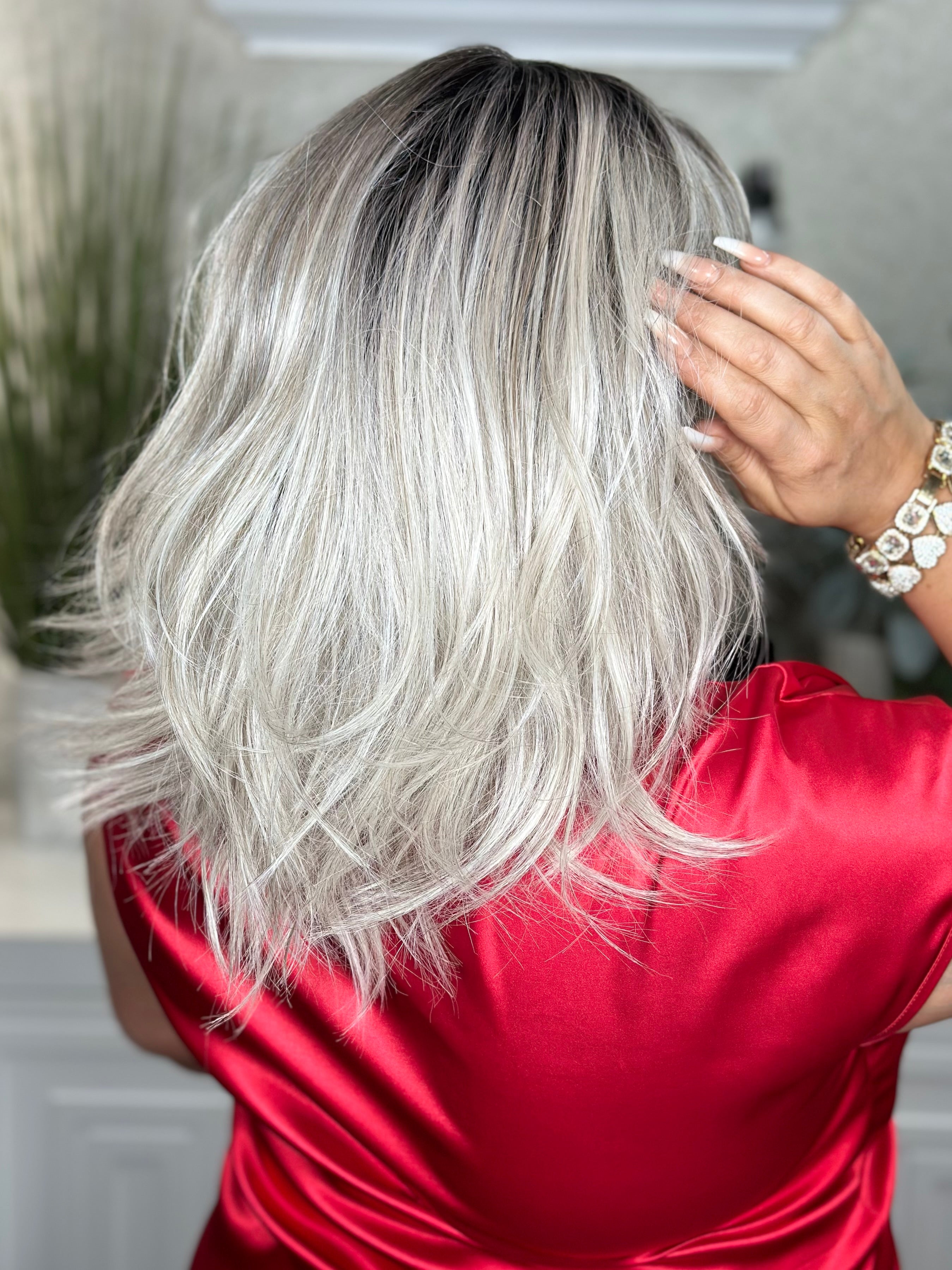 ICONIC MEMORY Stone Blonde Hair Extensions - Premium 100% Human Hair Clip-Ins for Volume & Length - Perfect for Parties, Weddings & Everyday Styling