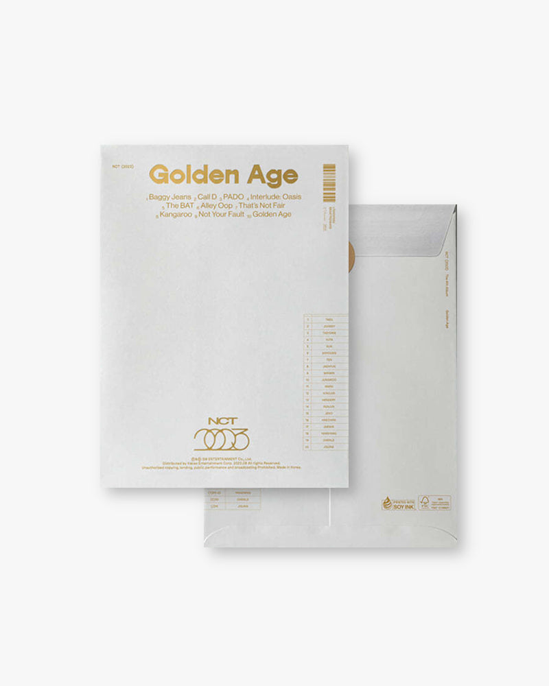 NCT 4th Album [Golden Age] - Collectors Edition (20 Versions) | K-Pop Music CD for Fans & Collectors | Perfect for Gifts, Concerts, and K-Pop Enthusiasts