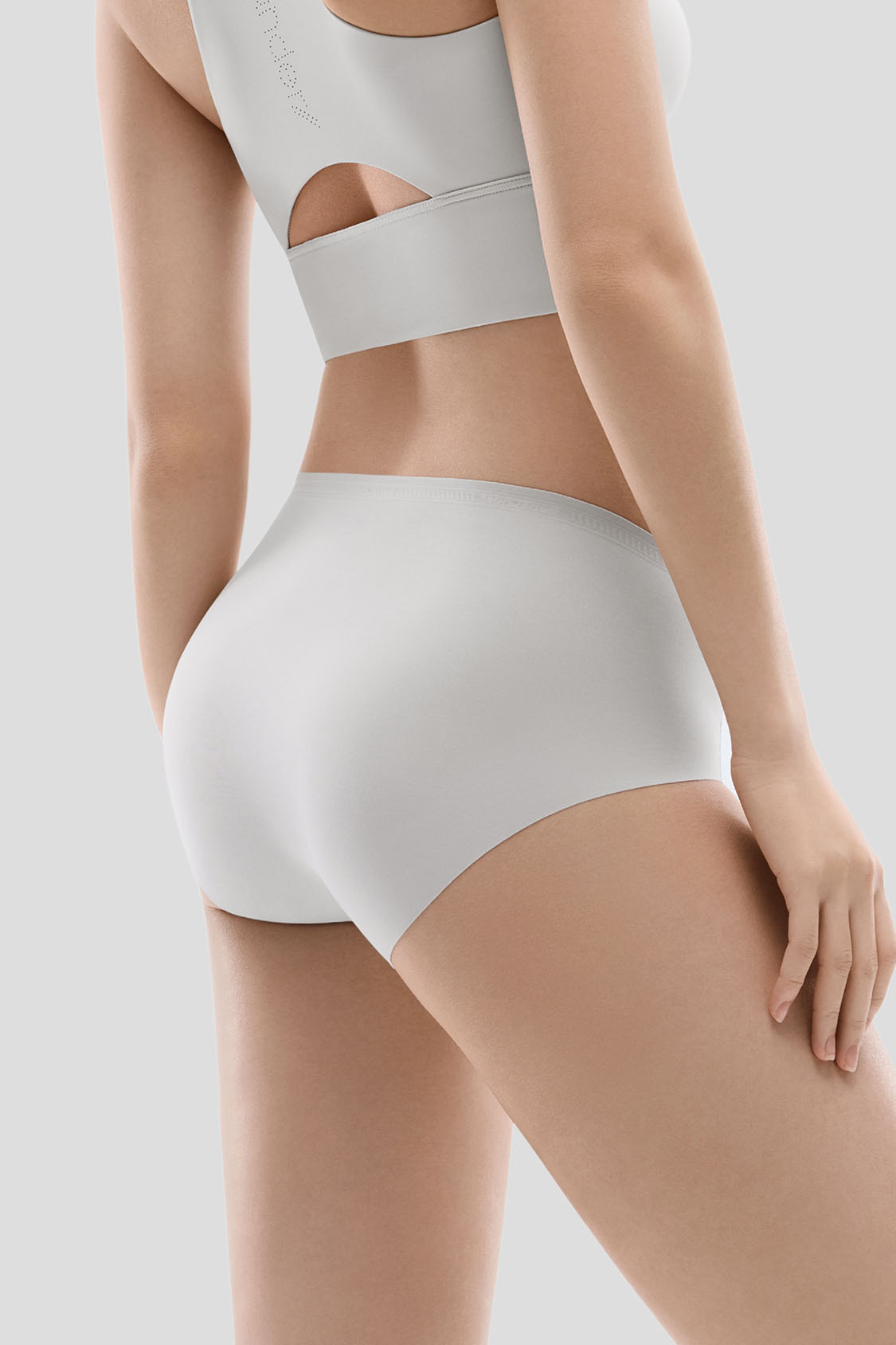 Bare Women's No W Seamless Sports Briefs - Comfortable Workout Underwear for Yoga, Running & Gym - High Waist Breathable Panties for Active Women