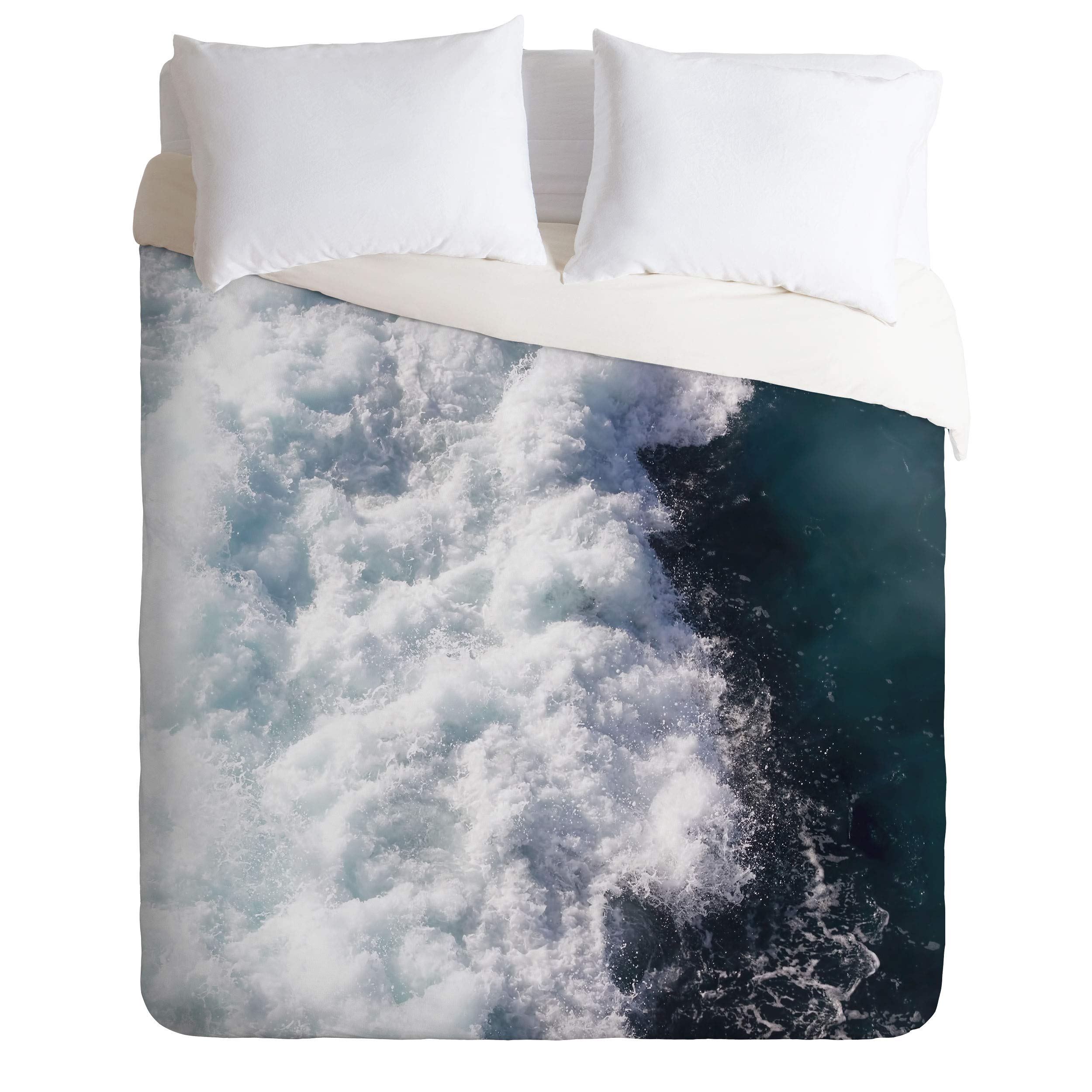 Ocean Storm Ingrid Beddoes Comforter Set with Pillowcases - Twin XL Size, Coastal Themed Bedding for Beach House, Guest Room & Dorm Decor - Soft & Stylish Comforters for Relaxing Sleep