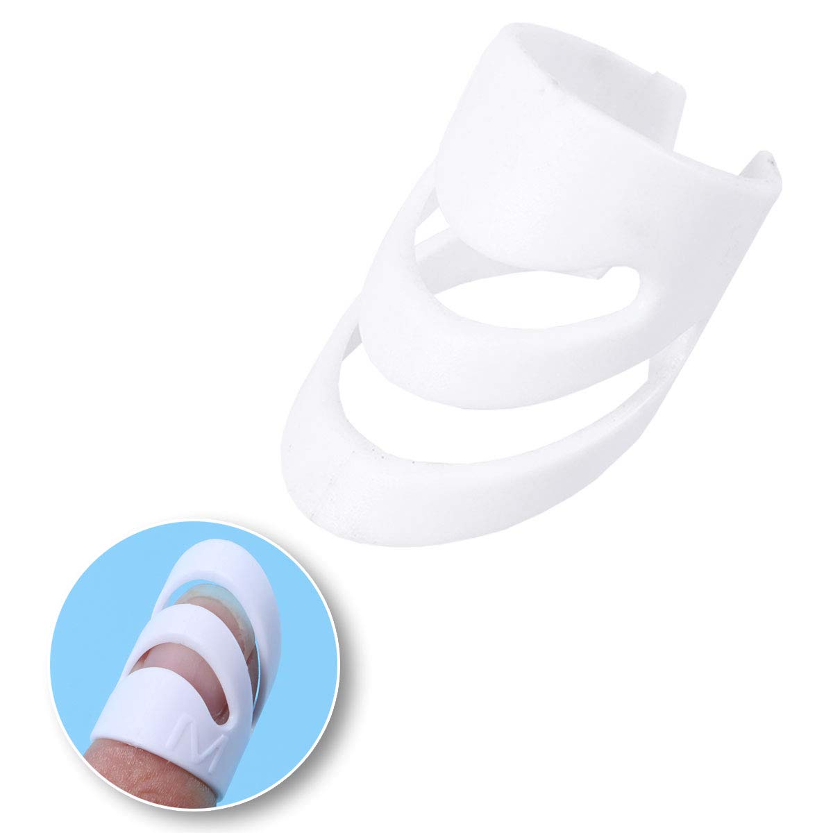 Healifty 4-Piece Thumb Finger Picks for Guitar - Finger Protectors & Pick Holder for Acoustic Guitar, Ukulele, Banjo & String Instruments - Perfect for Fingerstyle Playing & Practice Sessions