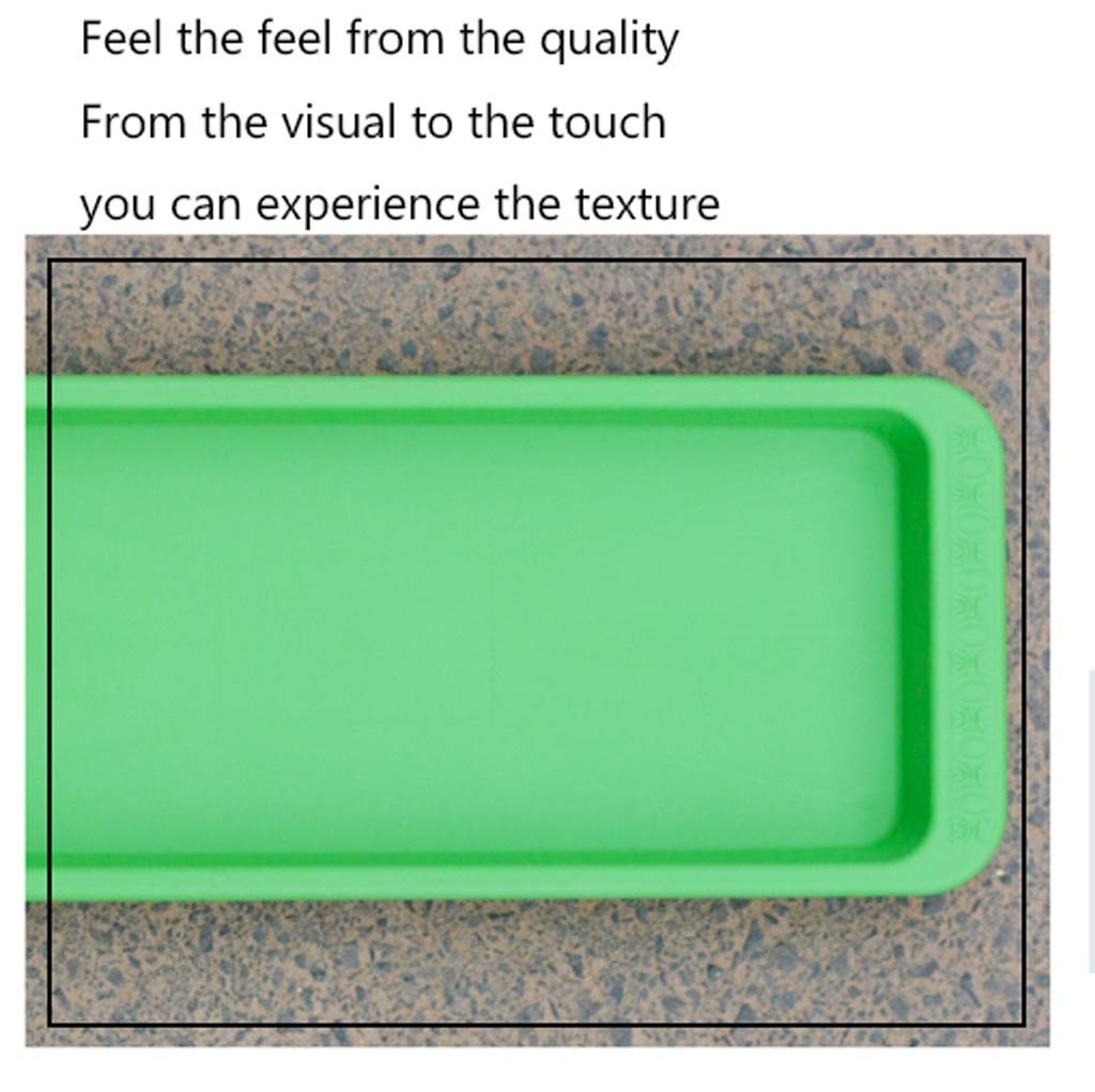 Indoor Outdoor Plant Trays - Plastic Rectangular Planter Saucers for Potted Plants | Drip Catcher & Soil Protection | Garden, Home, Balcony Use | Protects Floors & Household Surfaces