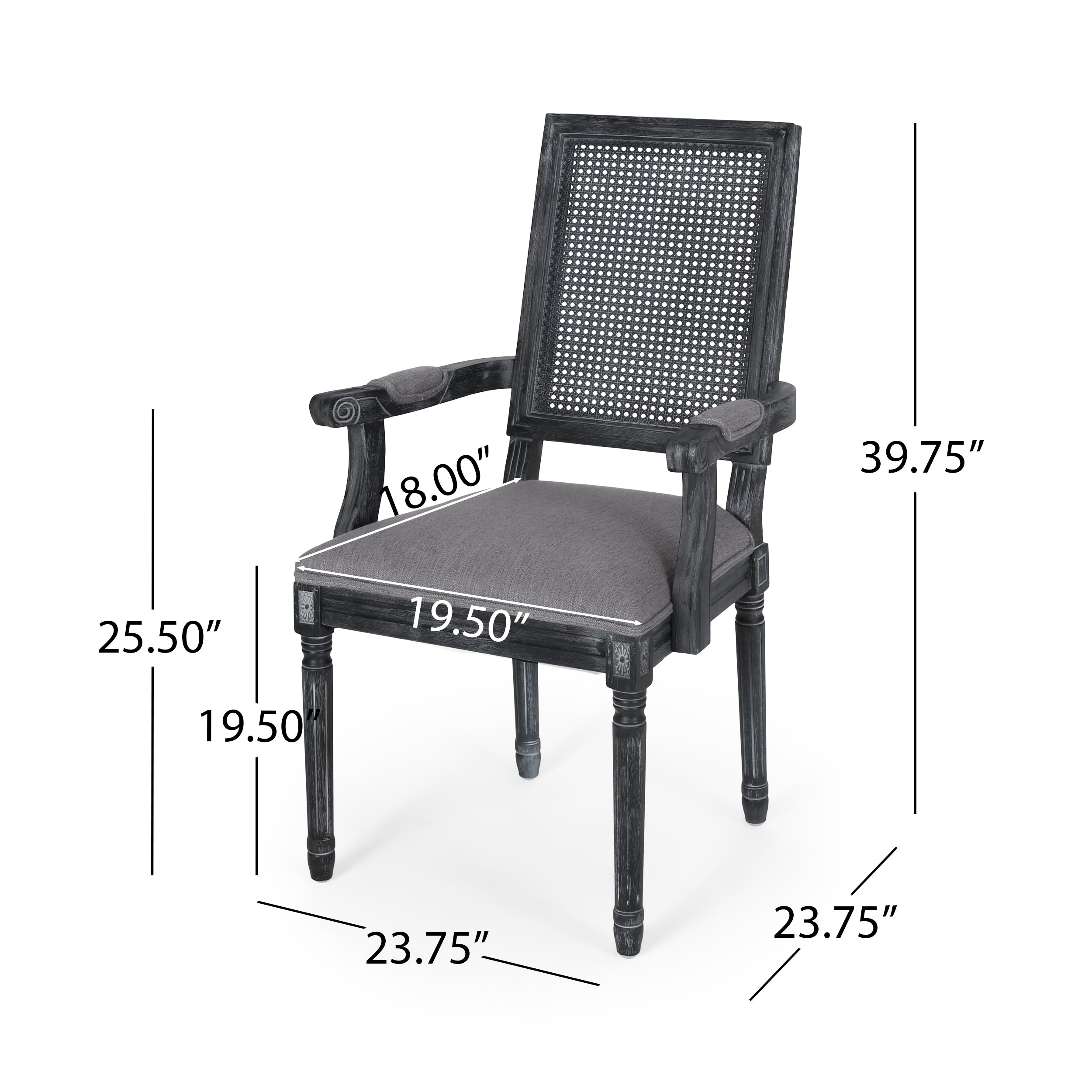 8 Modern Dining Chairs Set - Sturdy Wooden Kitchen Chairs with Padded Seats - Comfortable Home Restaurant Furniture for Dining Room, Kitchen, and Cafe Use